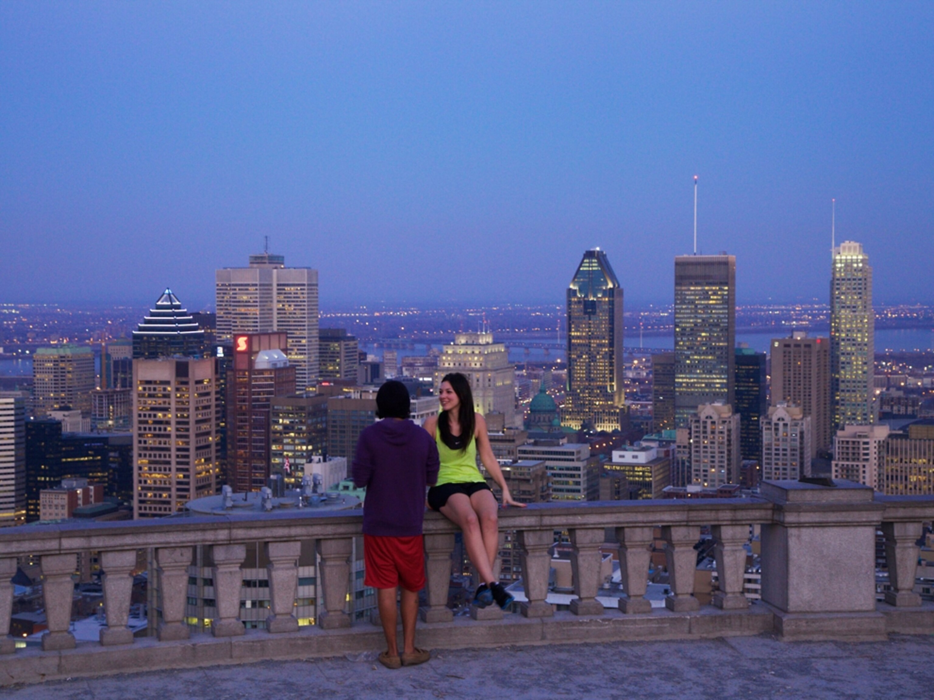 View from Mount Royal Park