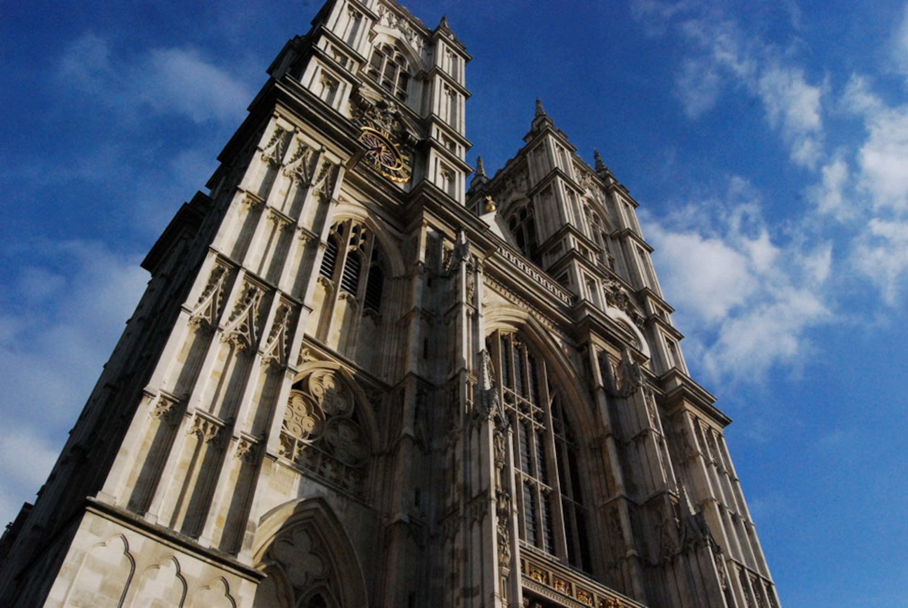 Westminster Abbey on a sunny day