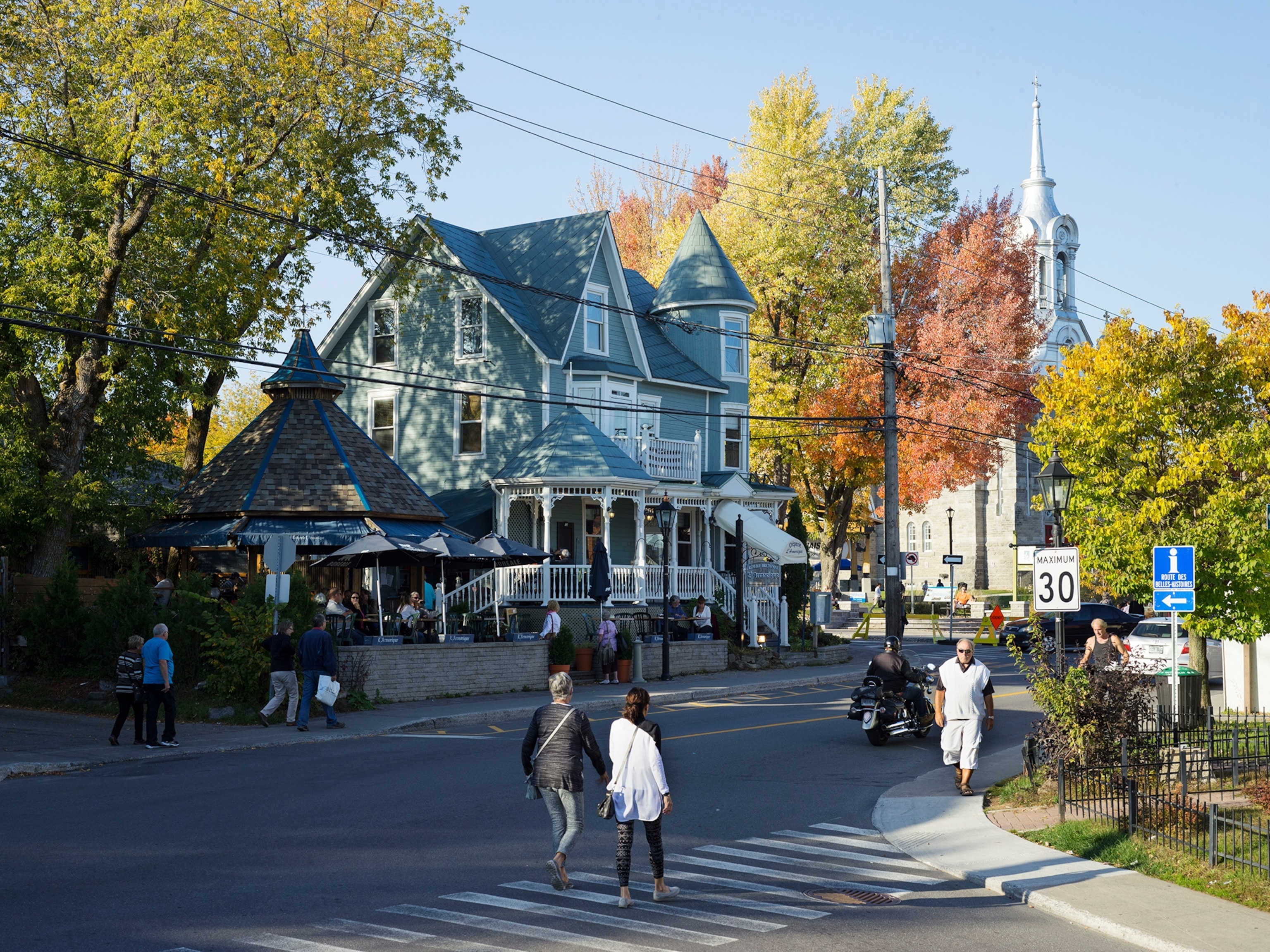 the town of Saint-Sauveur, Canada