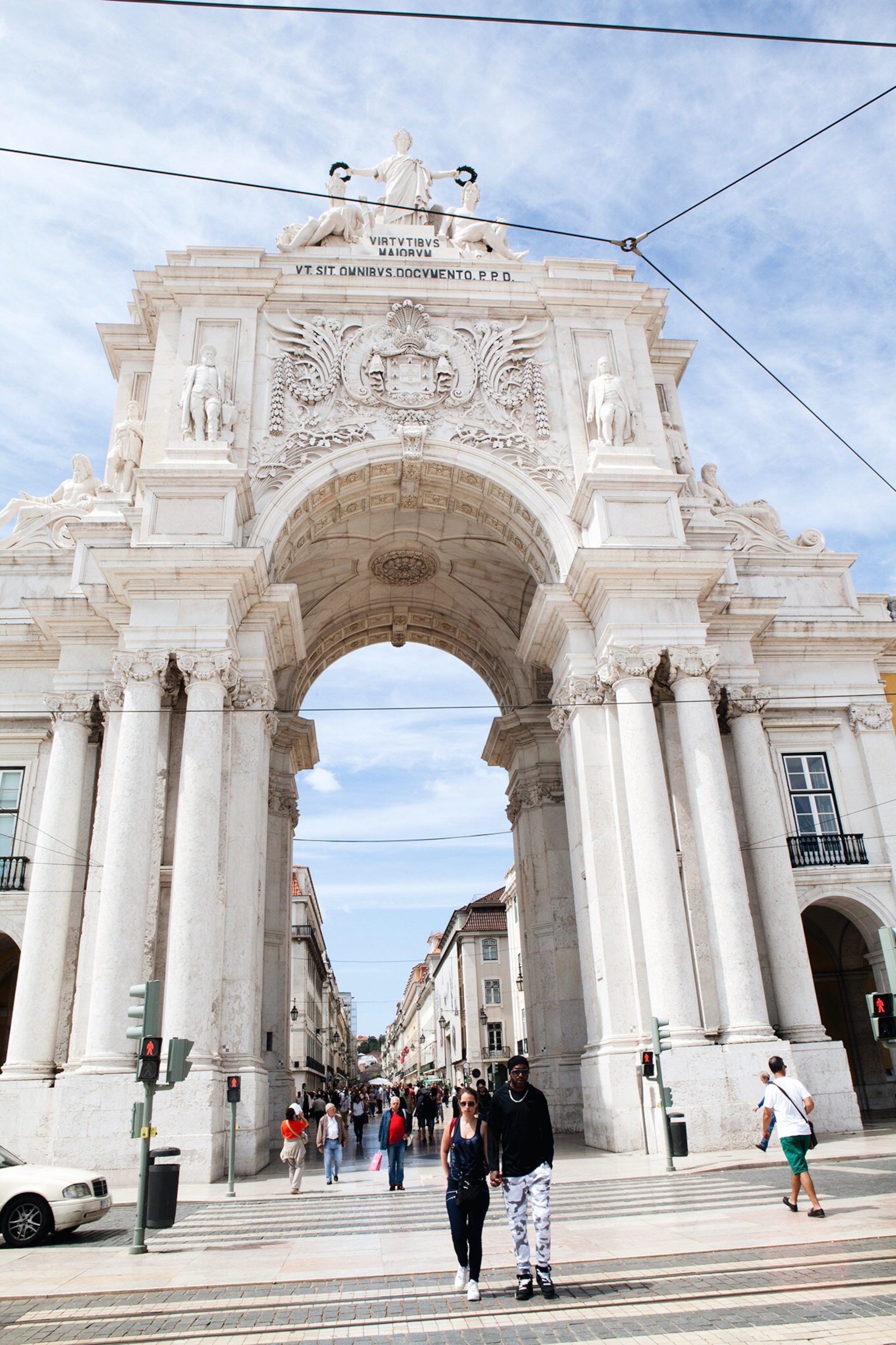 the Arco da Rua Augusta in Lisbon, Portugal