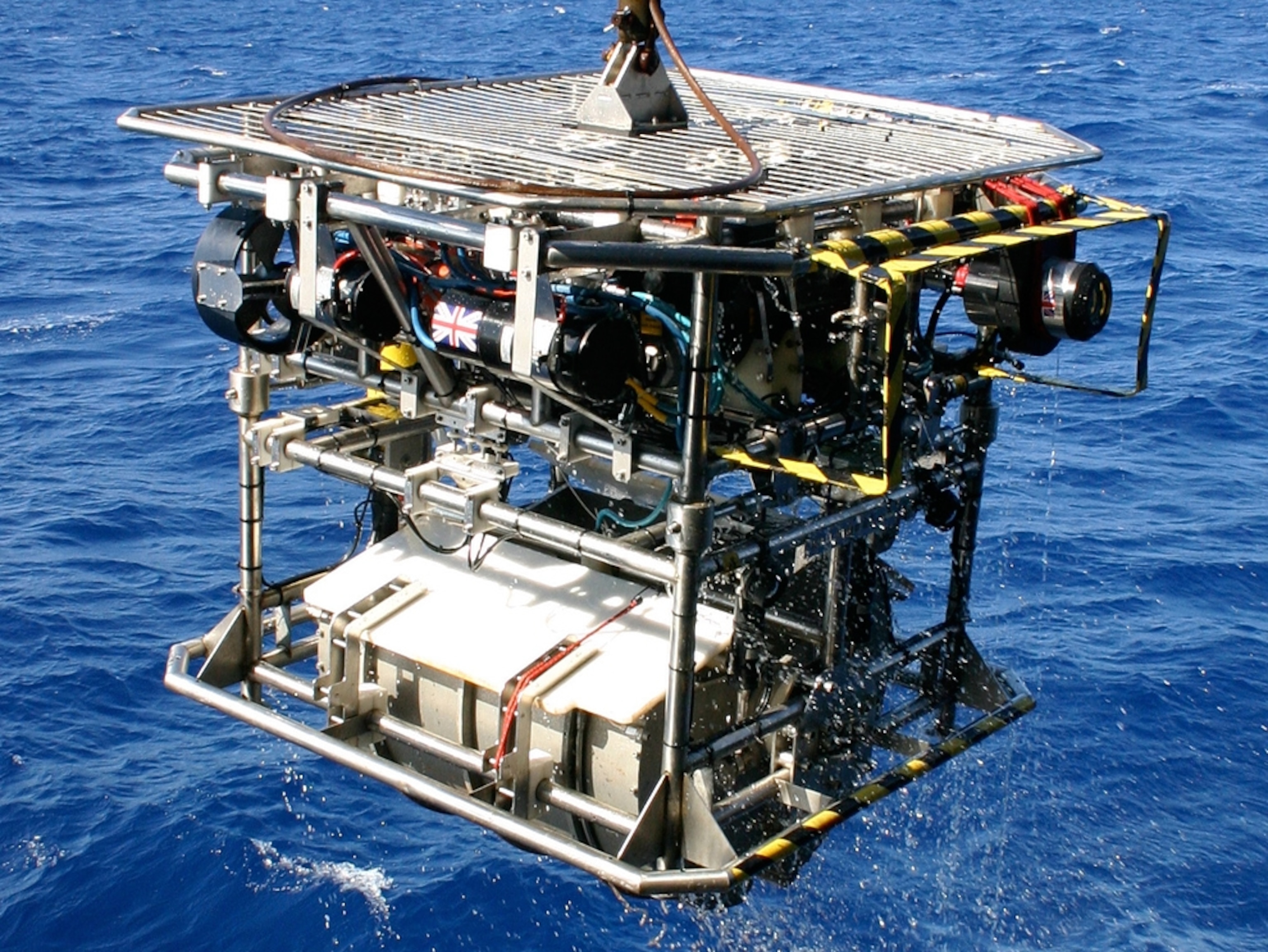 Robot picture: from world's deepest volcanic ocean vents, in Caribbean