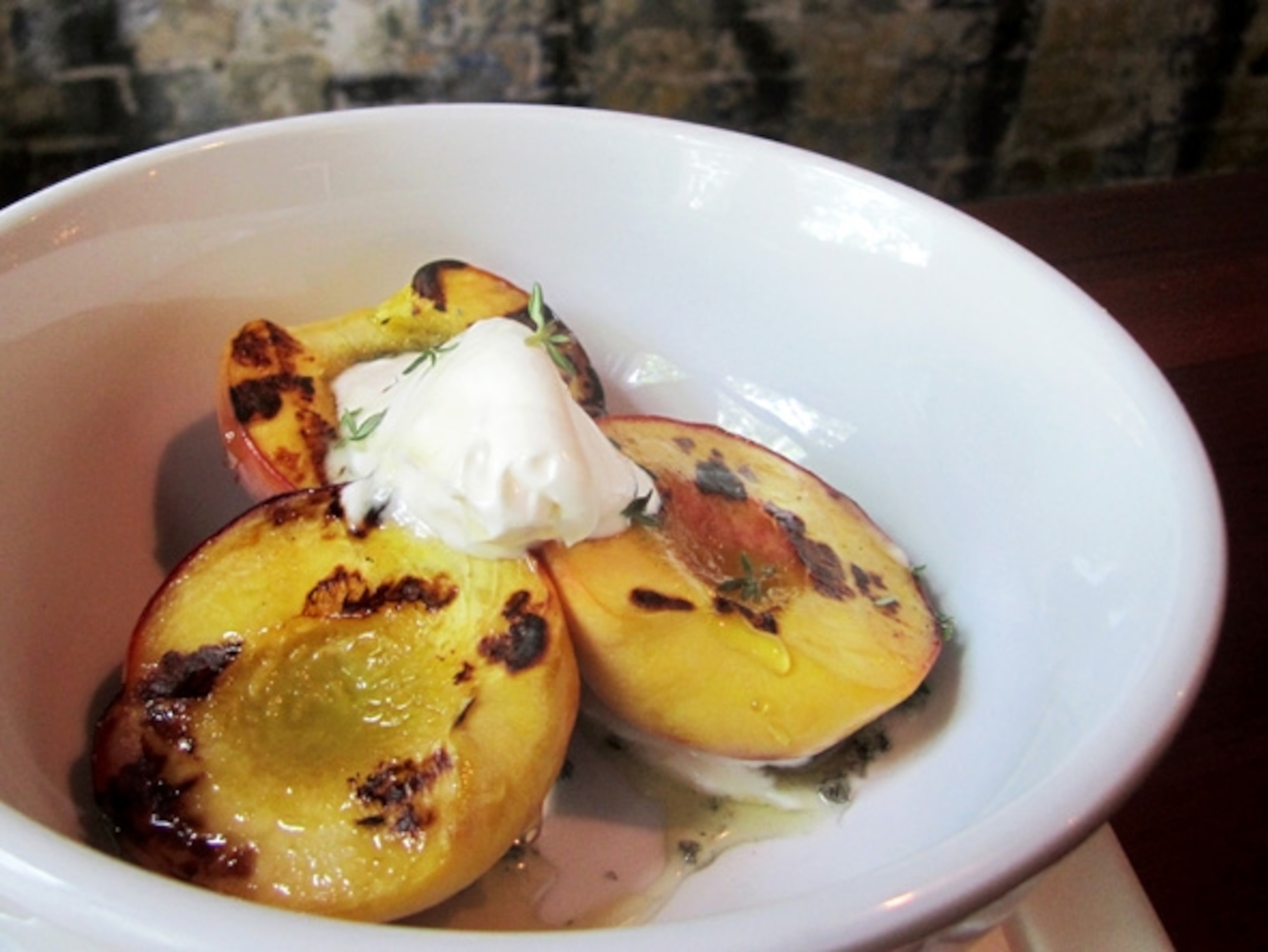 Stop by Swift's Attic in Austin for grilled peaches. (Photograph by Emily Watkins)