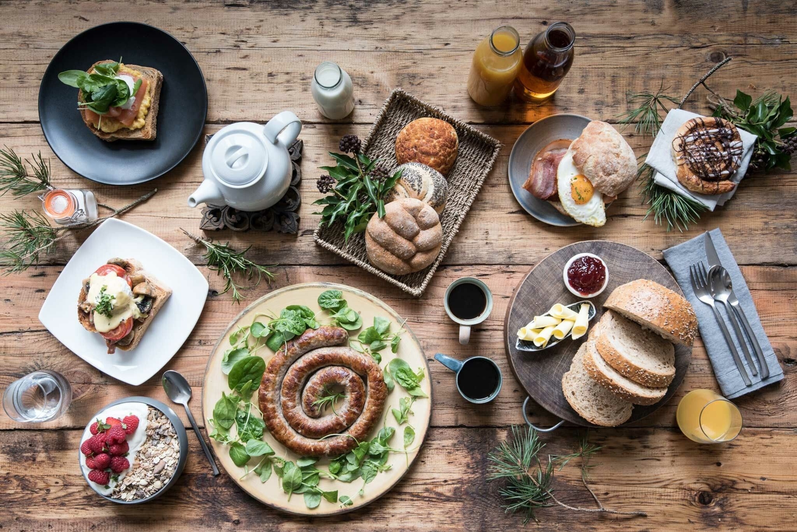 Glamping at the Yan hotel comes in the form of two stylish, heated glamping pods which are perfect for the peckish.