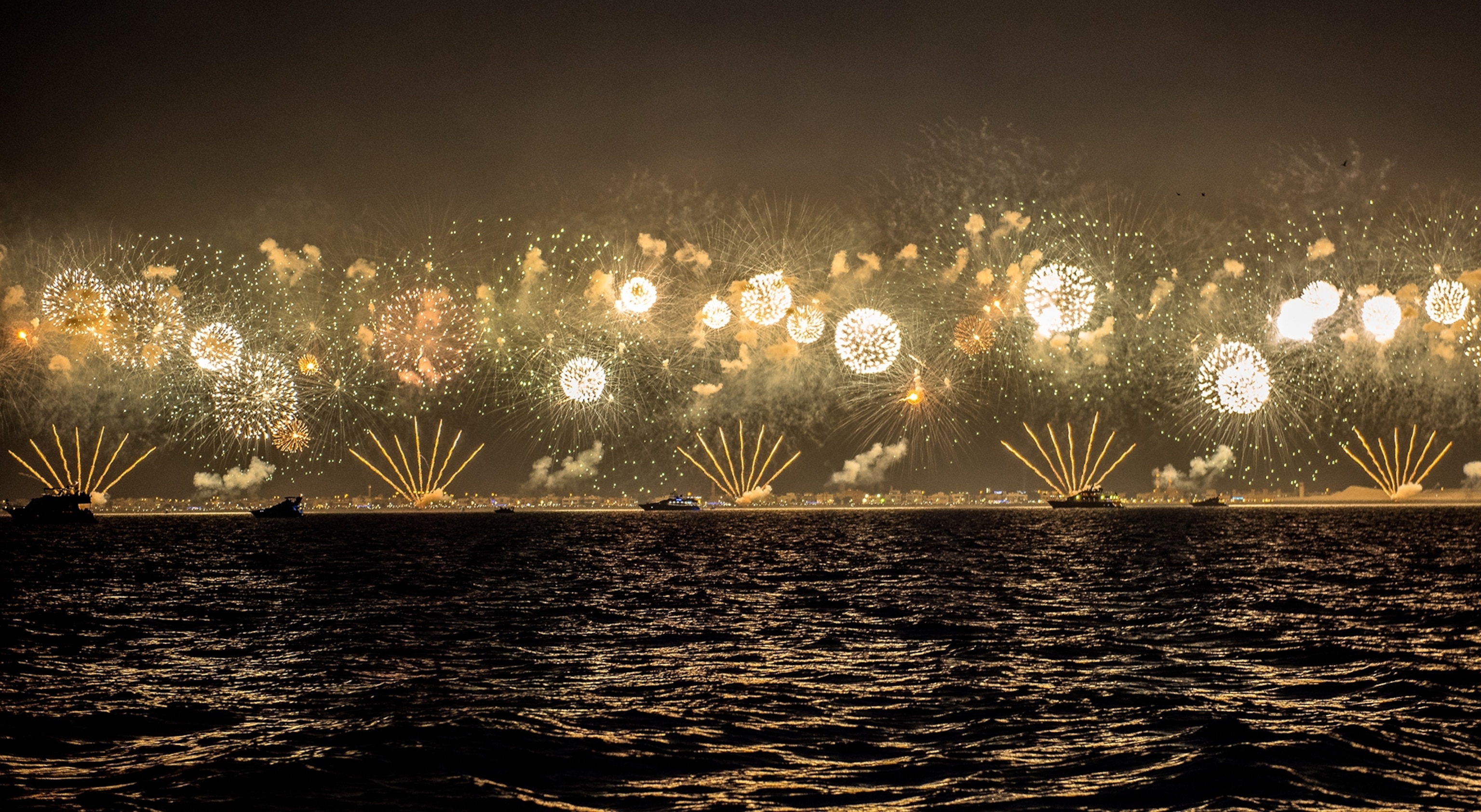 fireworks in Dubai
