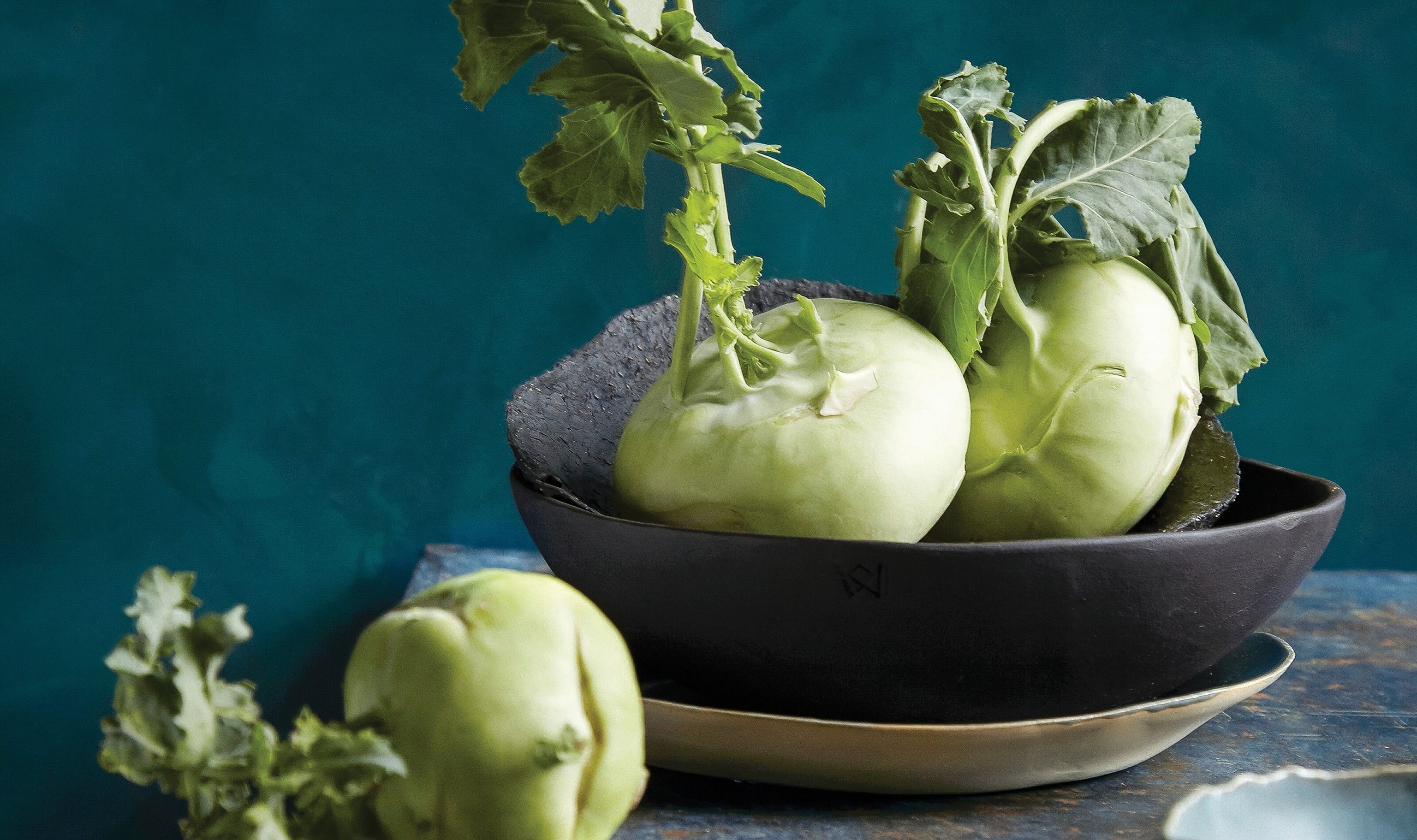 The British kohlrabi season runs from July to November, but you can store it for longer if you trim off the leaves.