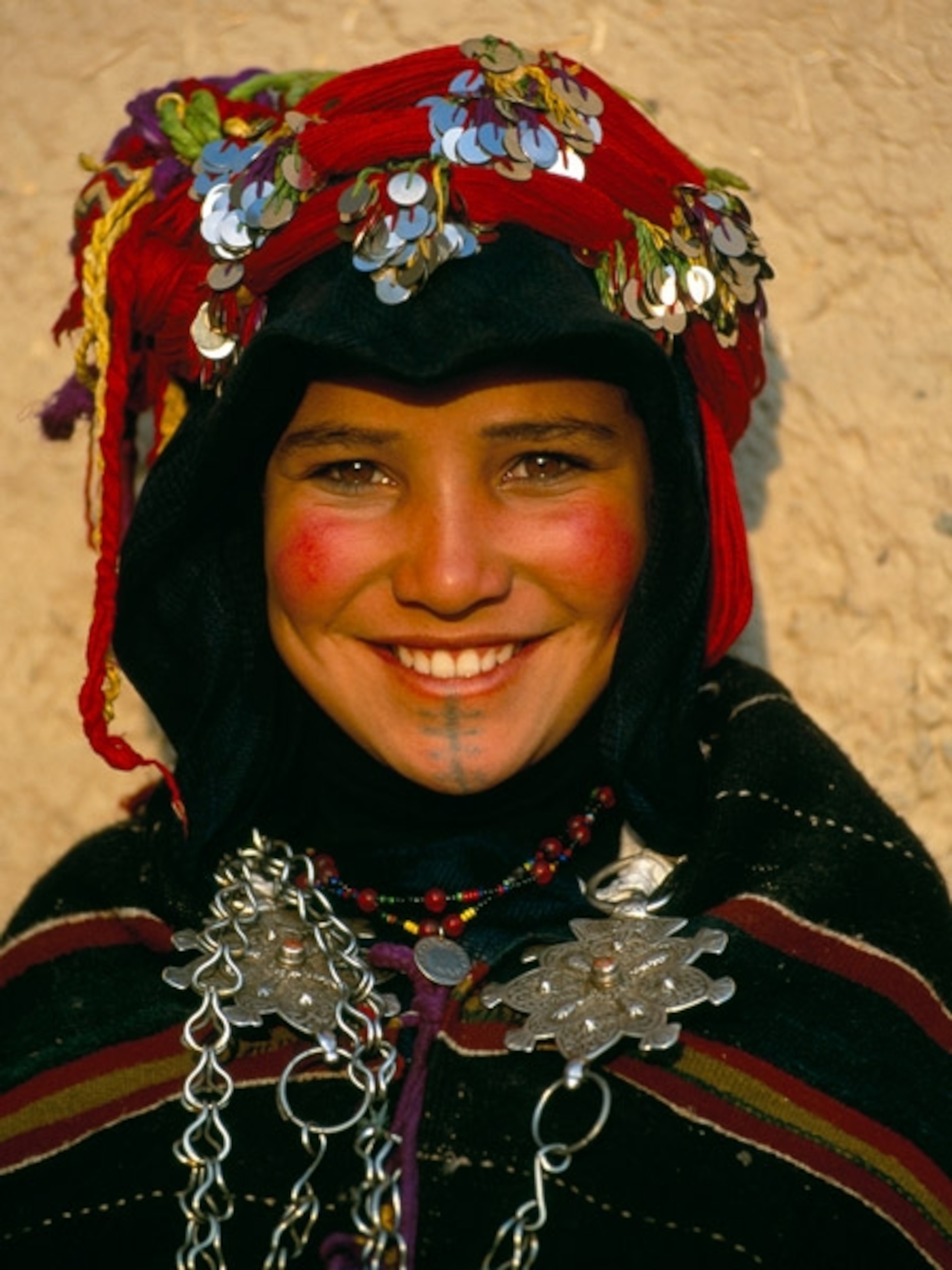 A young girl in traditional dress