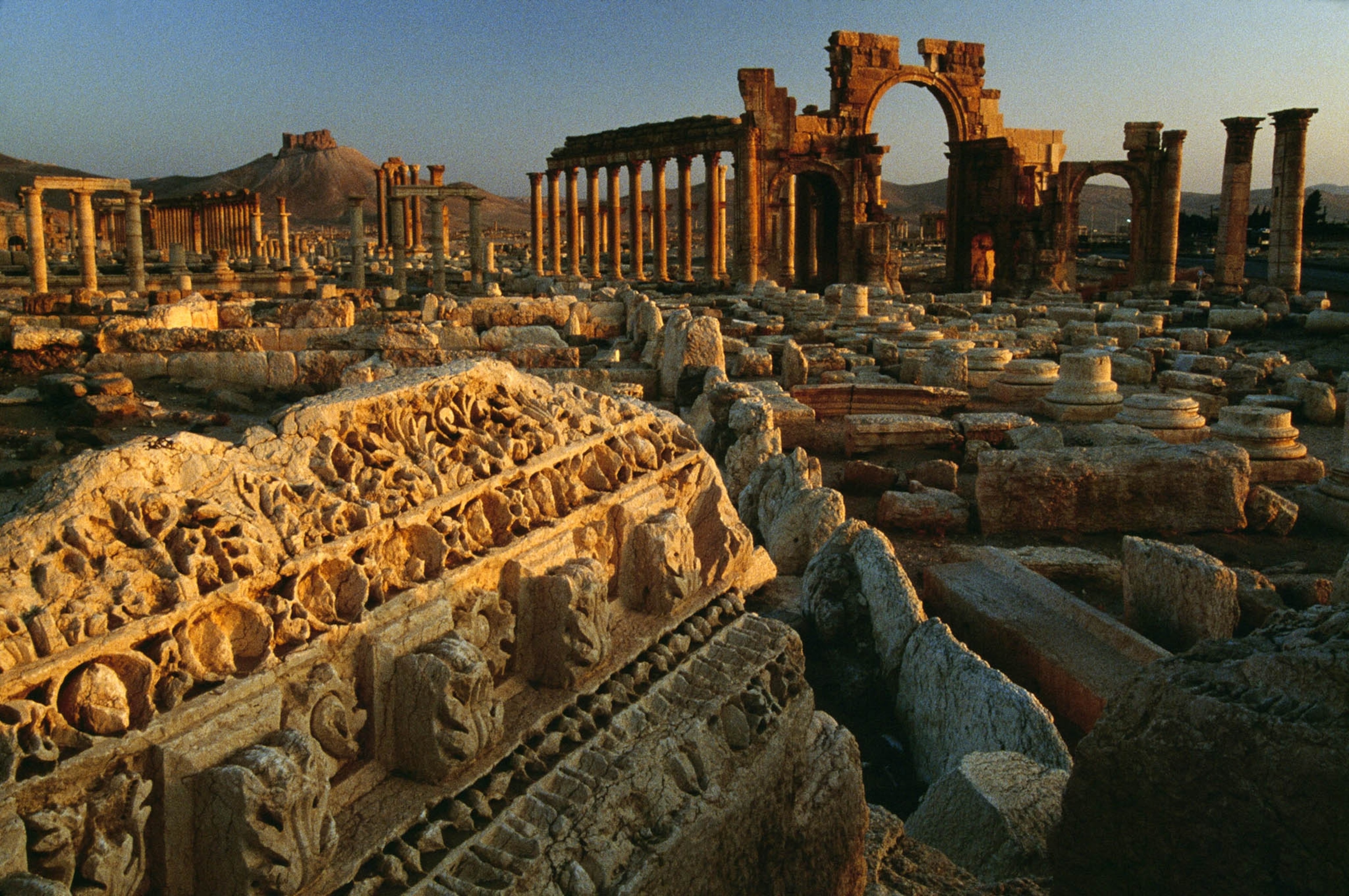 ruins of the ancient Byzantine city of Palmyra