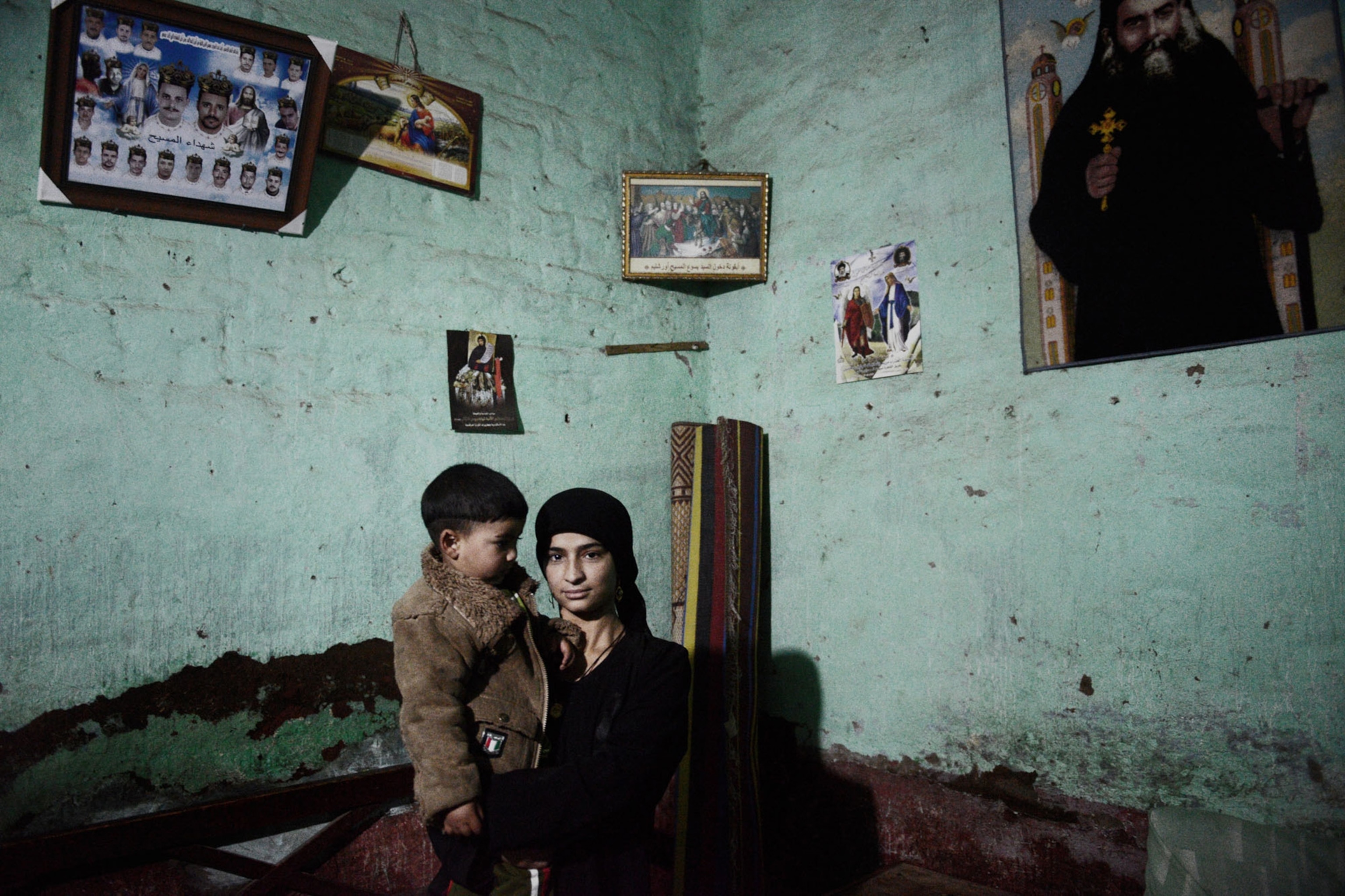 kife and son of 26-year-old slain laborer Milad Makin