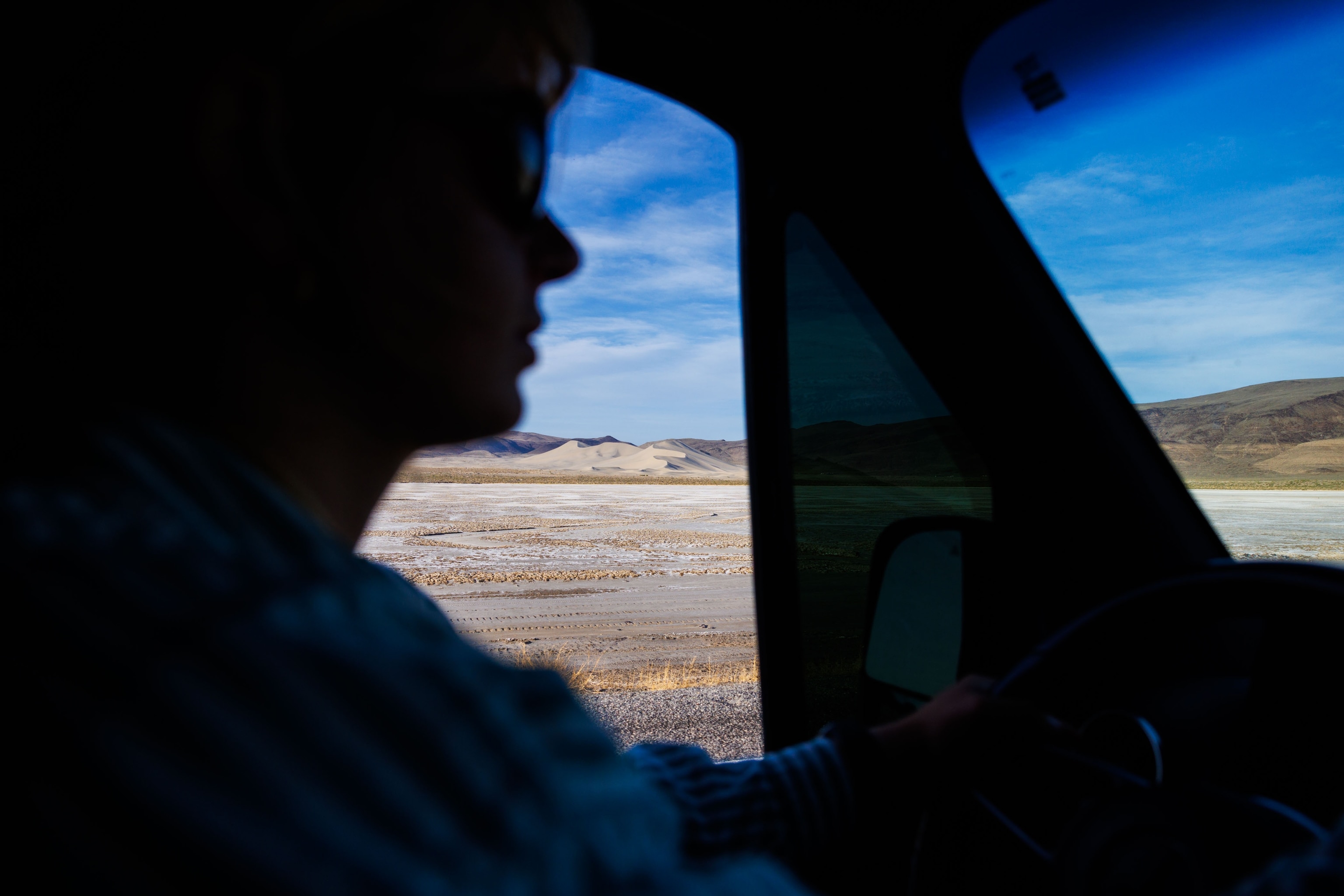 Nevada desert road trip