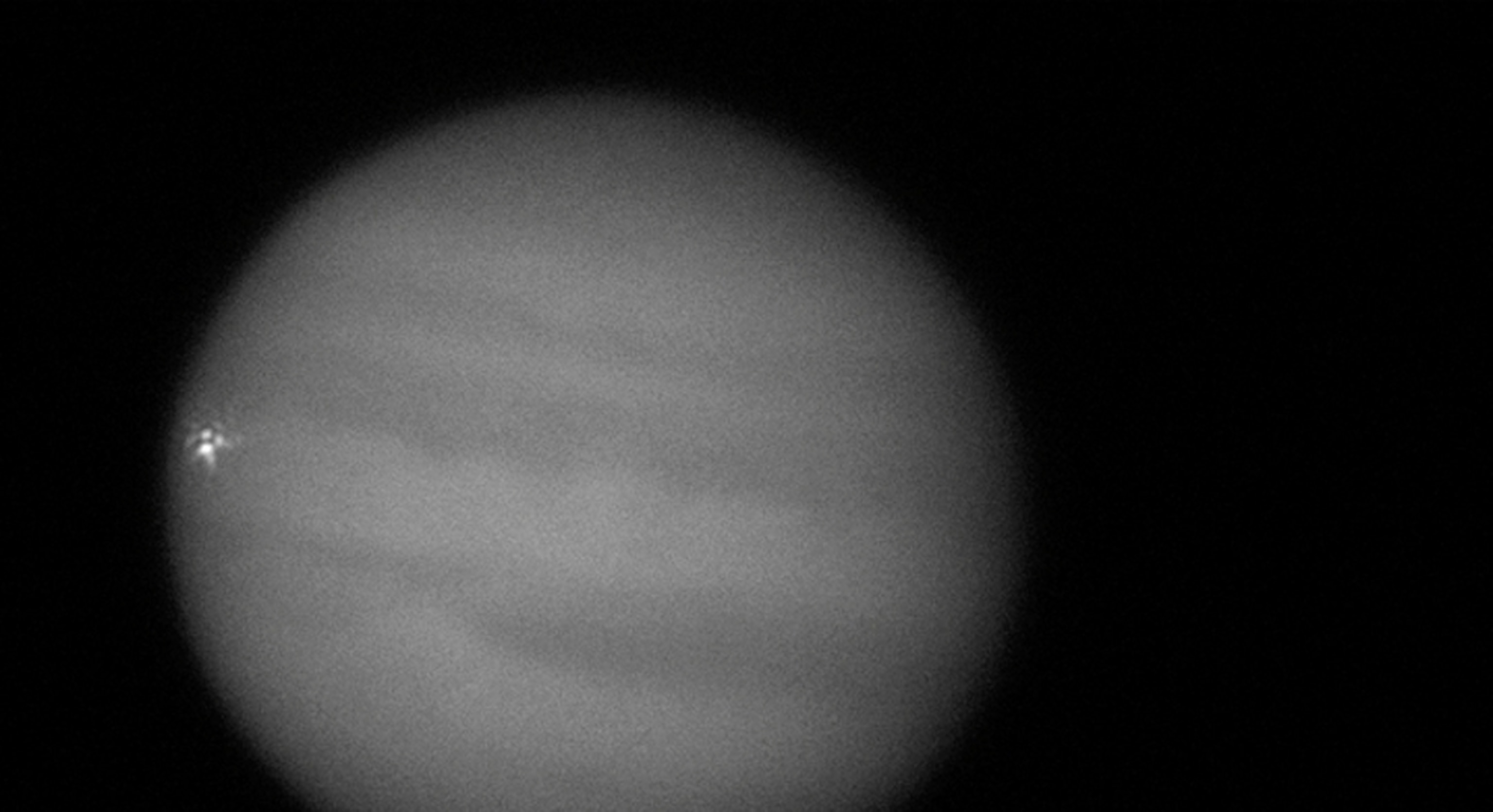 an impact on Jupiter