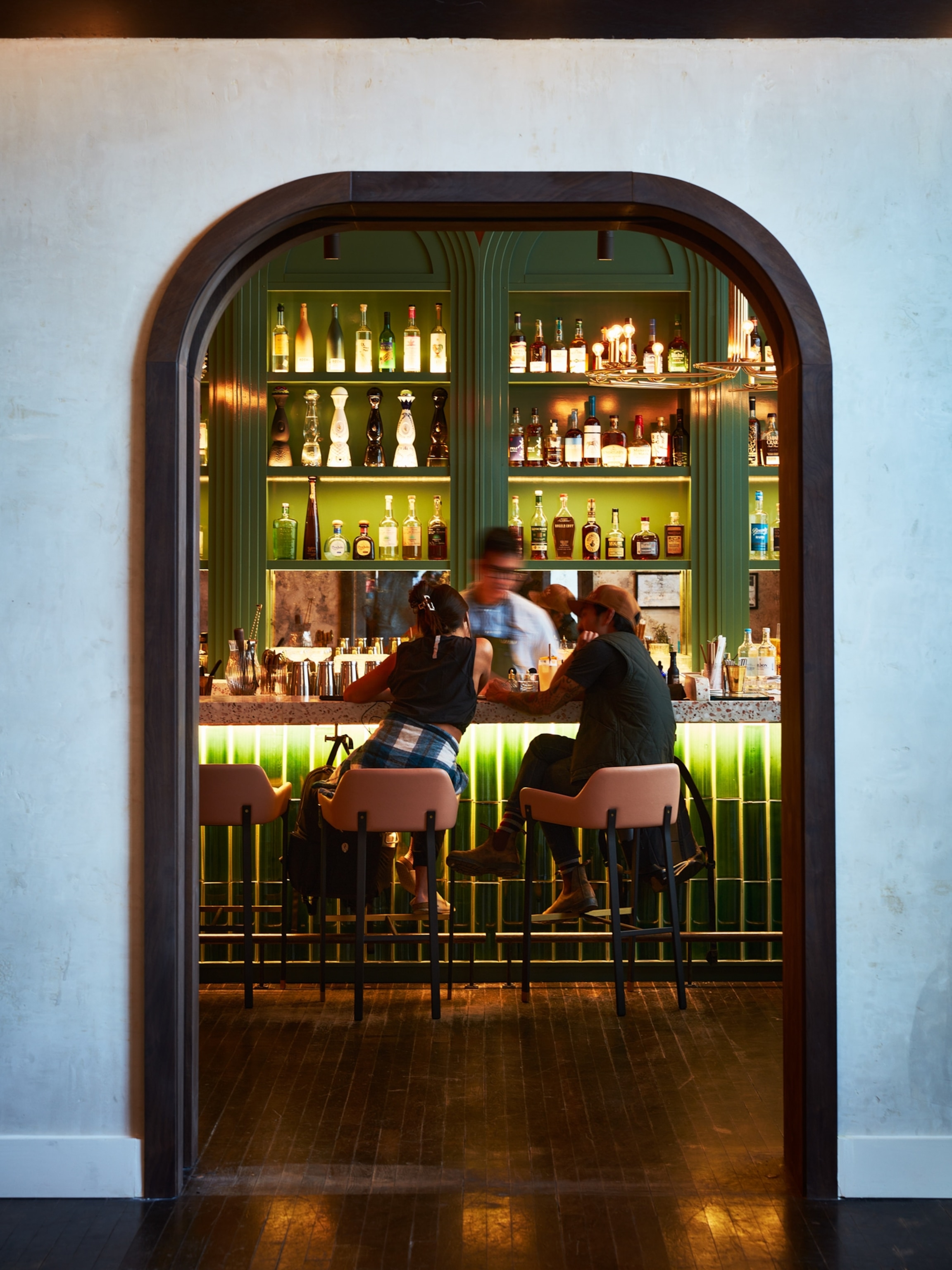 Interior of Atrium restaurant.