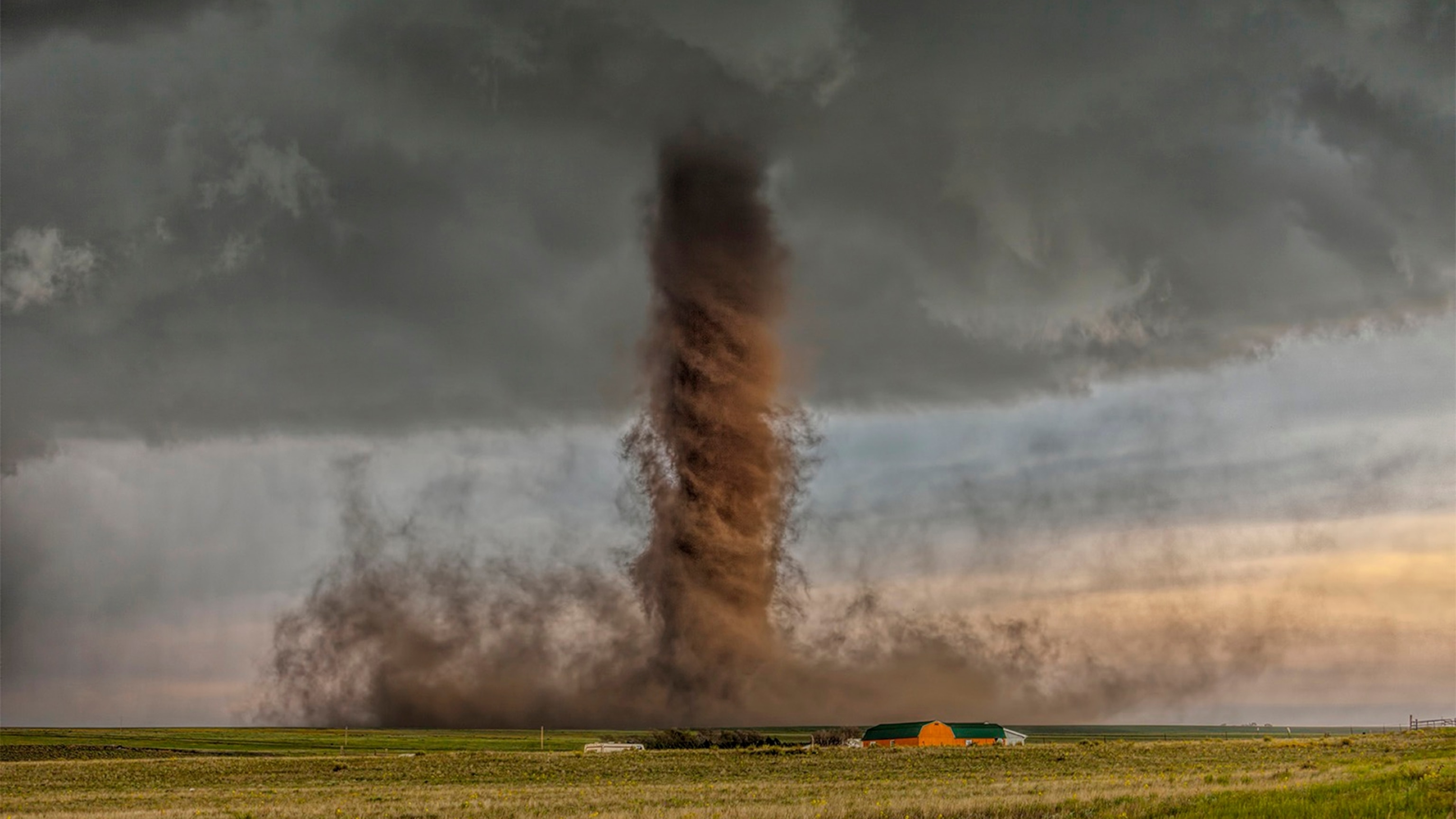 a tornado near Simla, Colorado