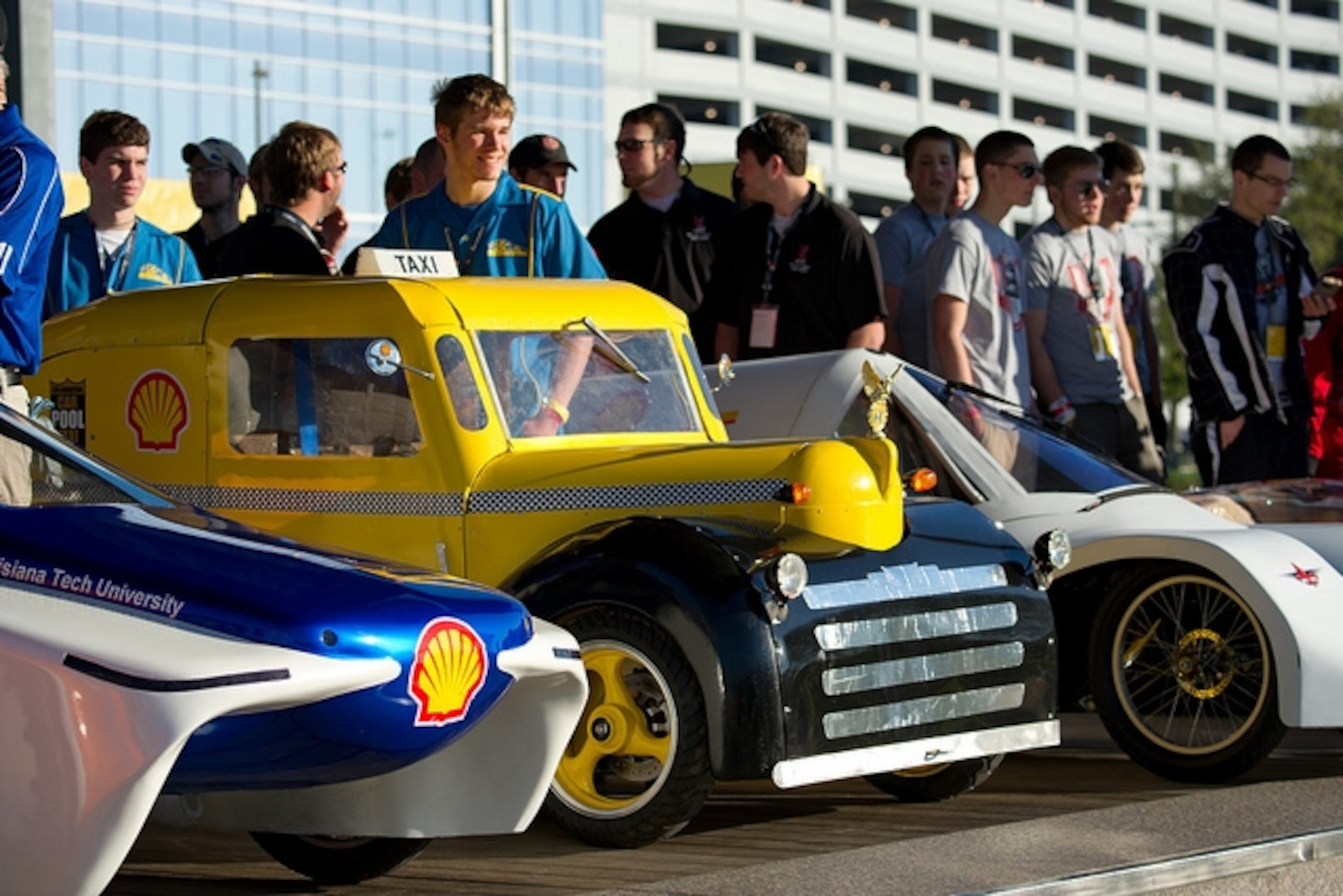 Big Yellow Taxi efficient car