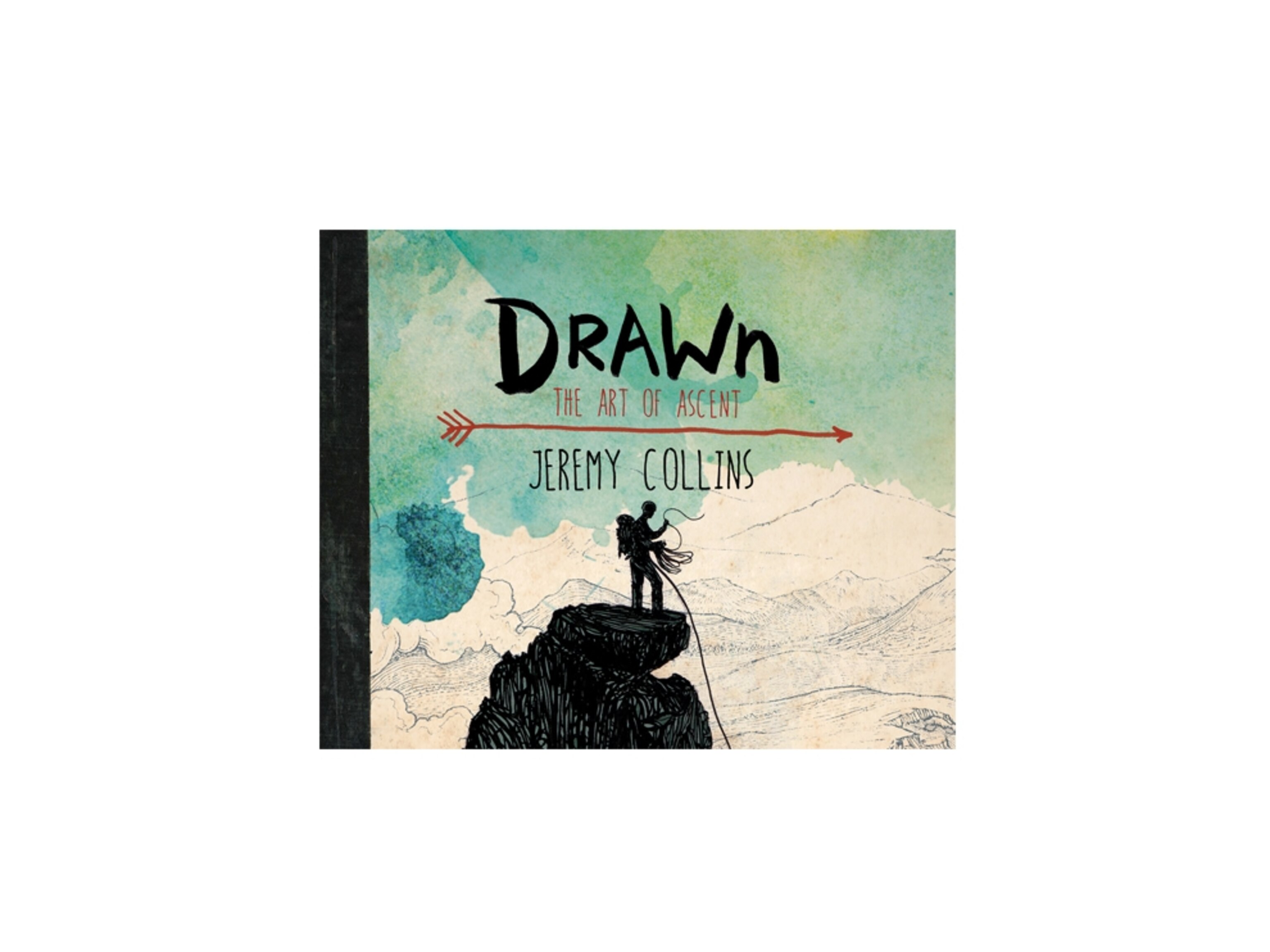 the book cover for Drawn: The Art of the Ascent