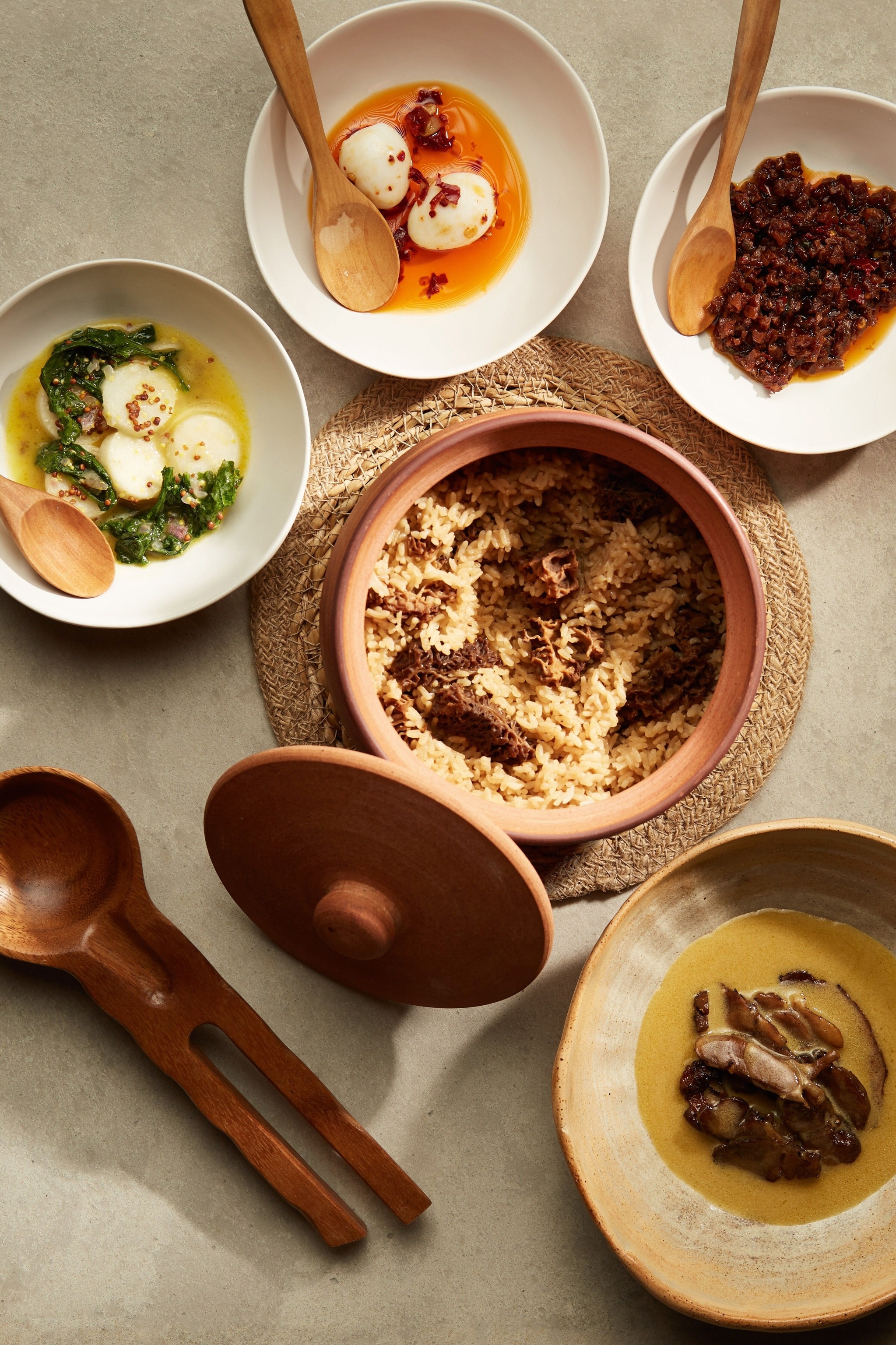 Selection of dishes at Masque.