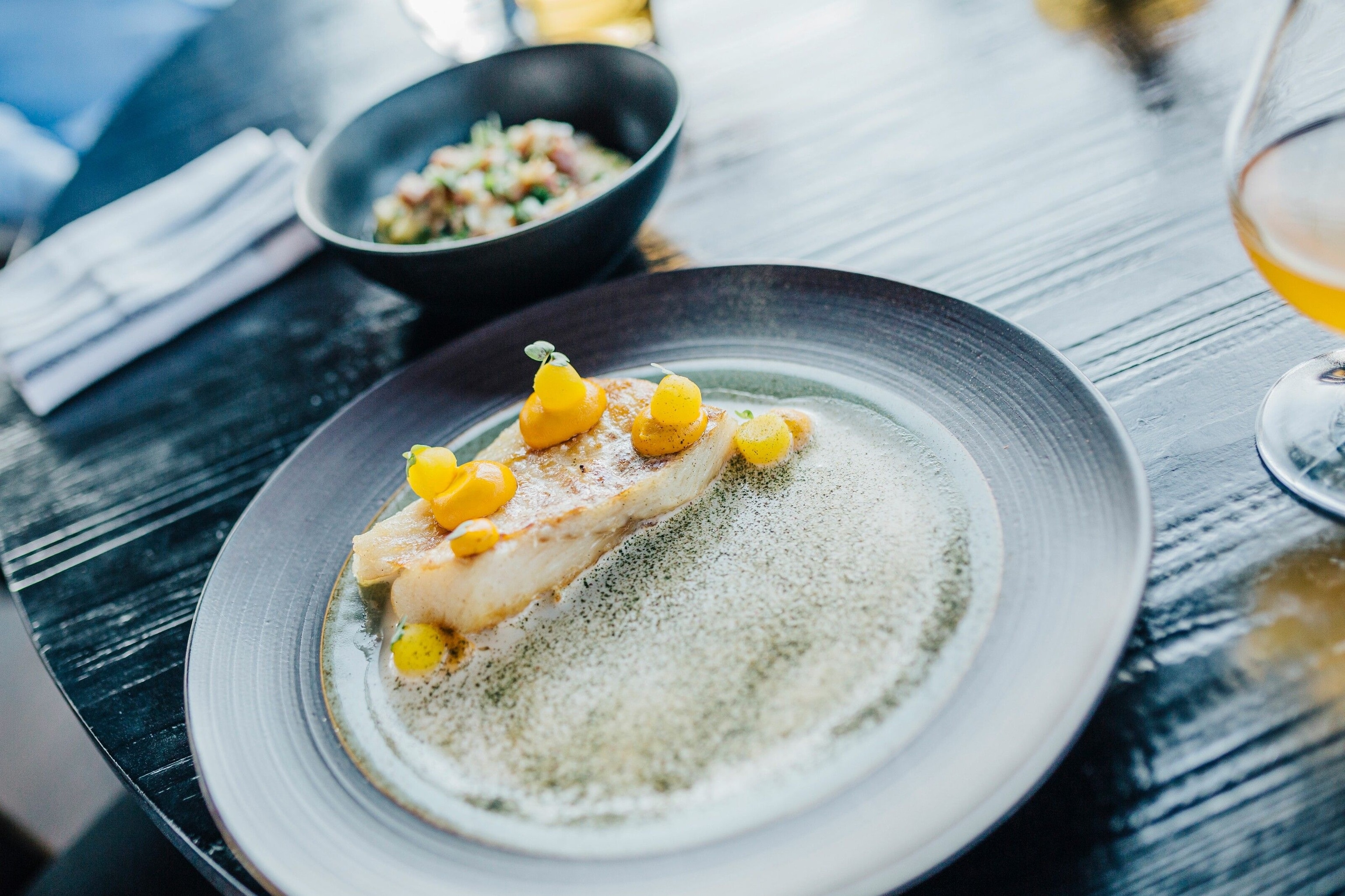 Local fish served at Lyst På.