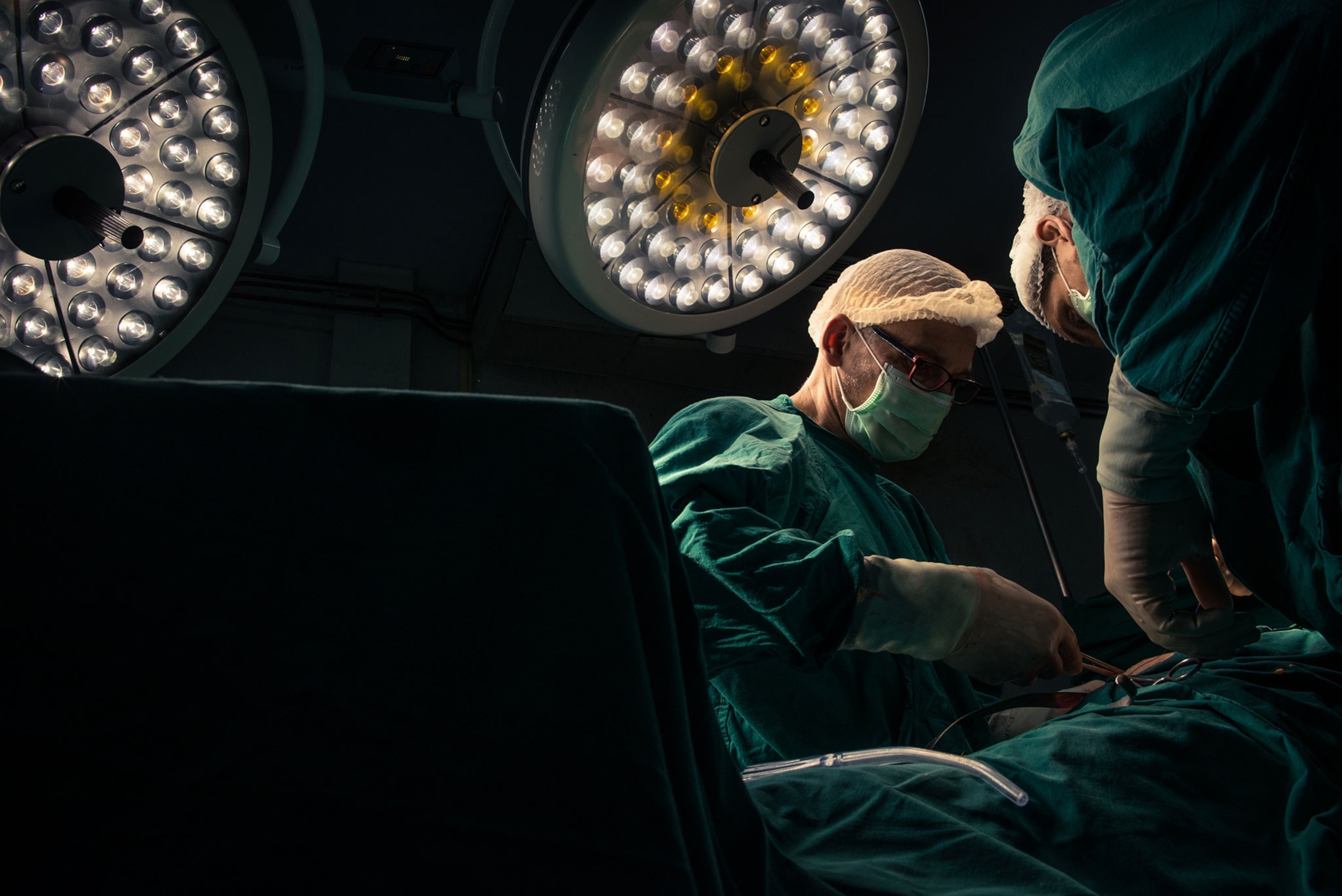 husband and wife climbers Volker and Isabelle Schöffl in Laos