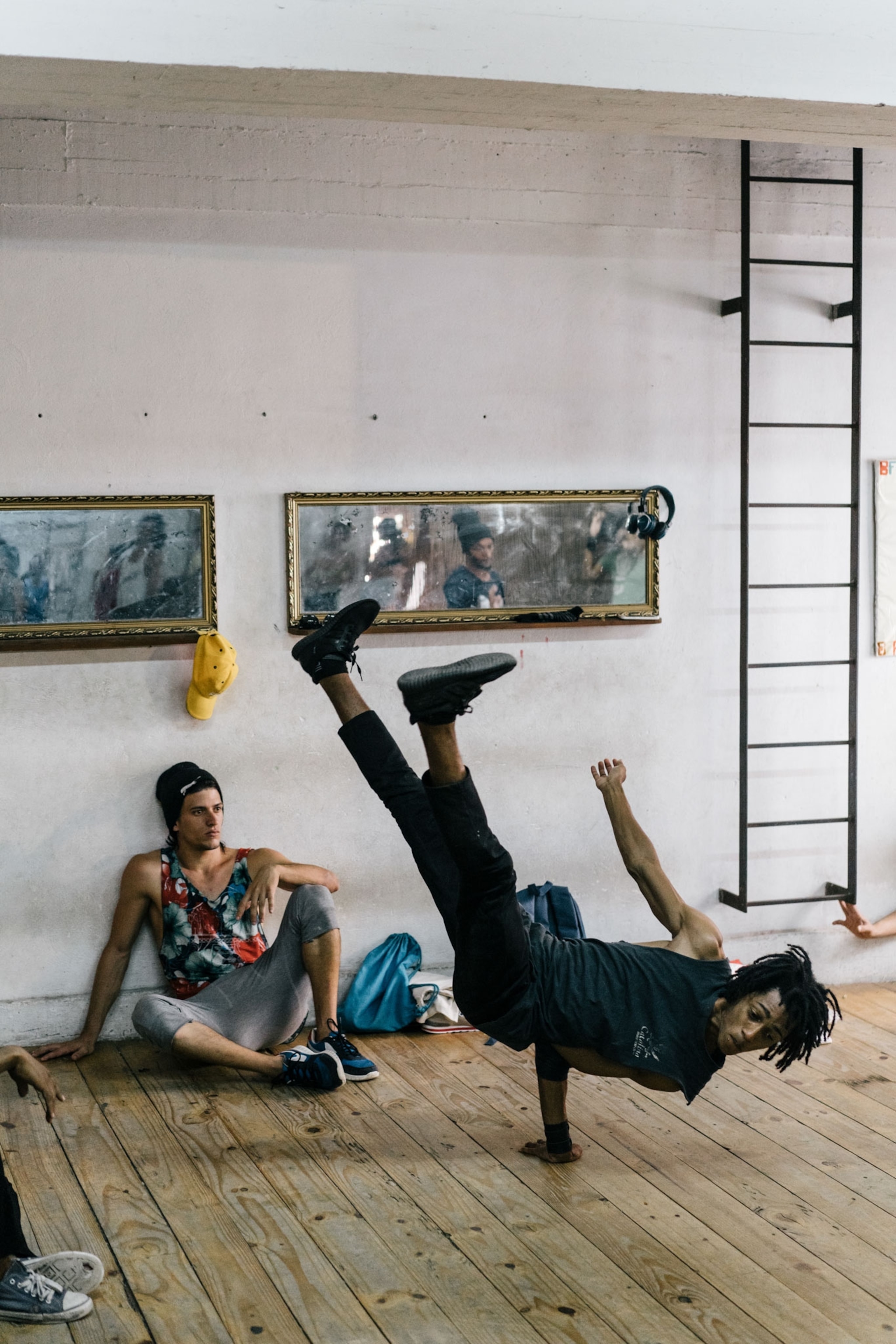 break dancers in Havana, Cuba