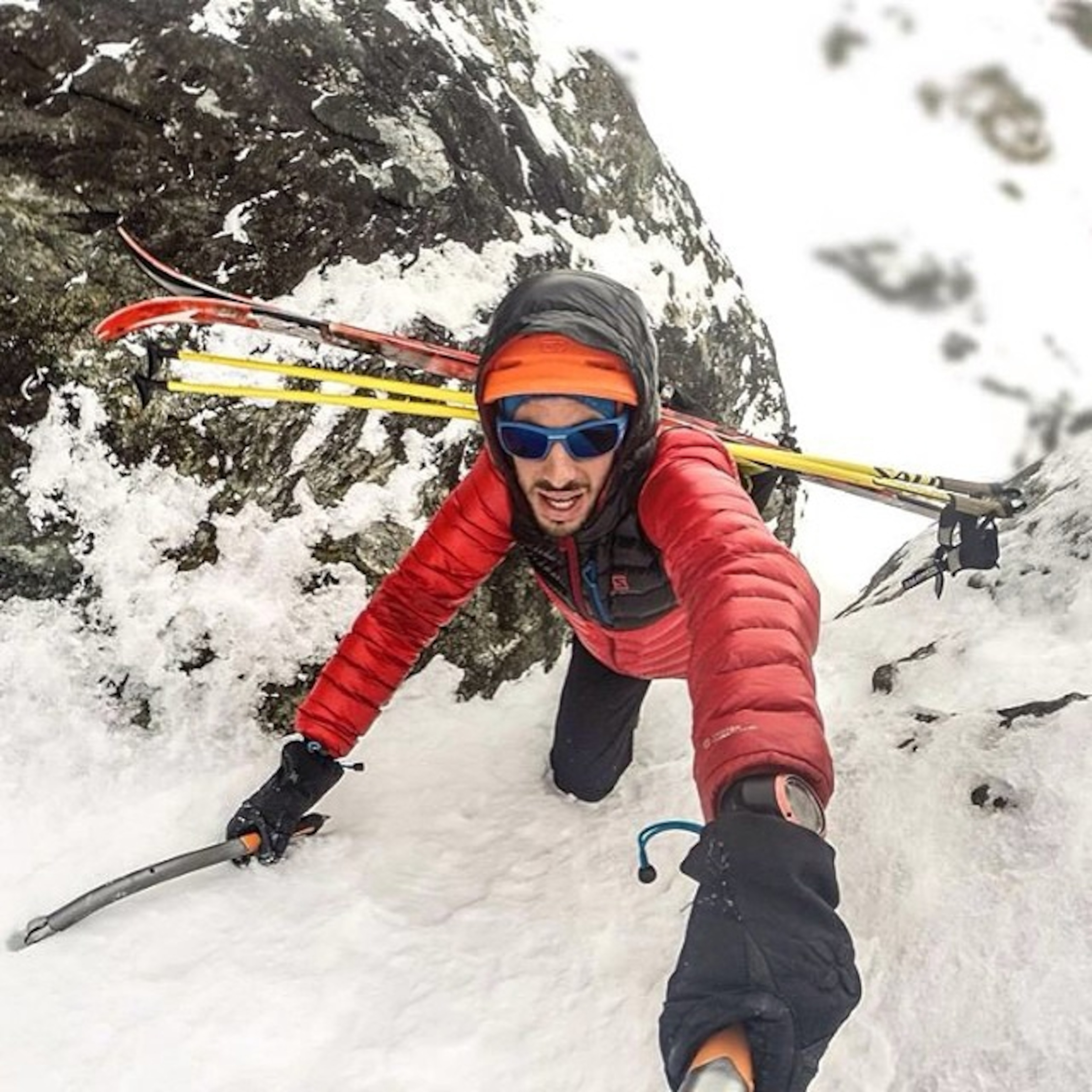 Kilian Jornet climbing