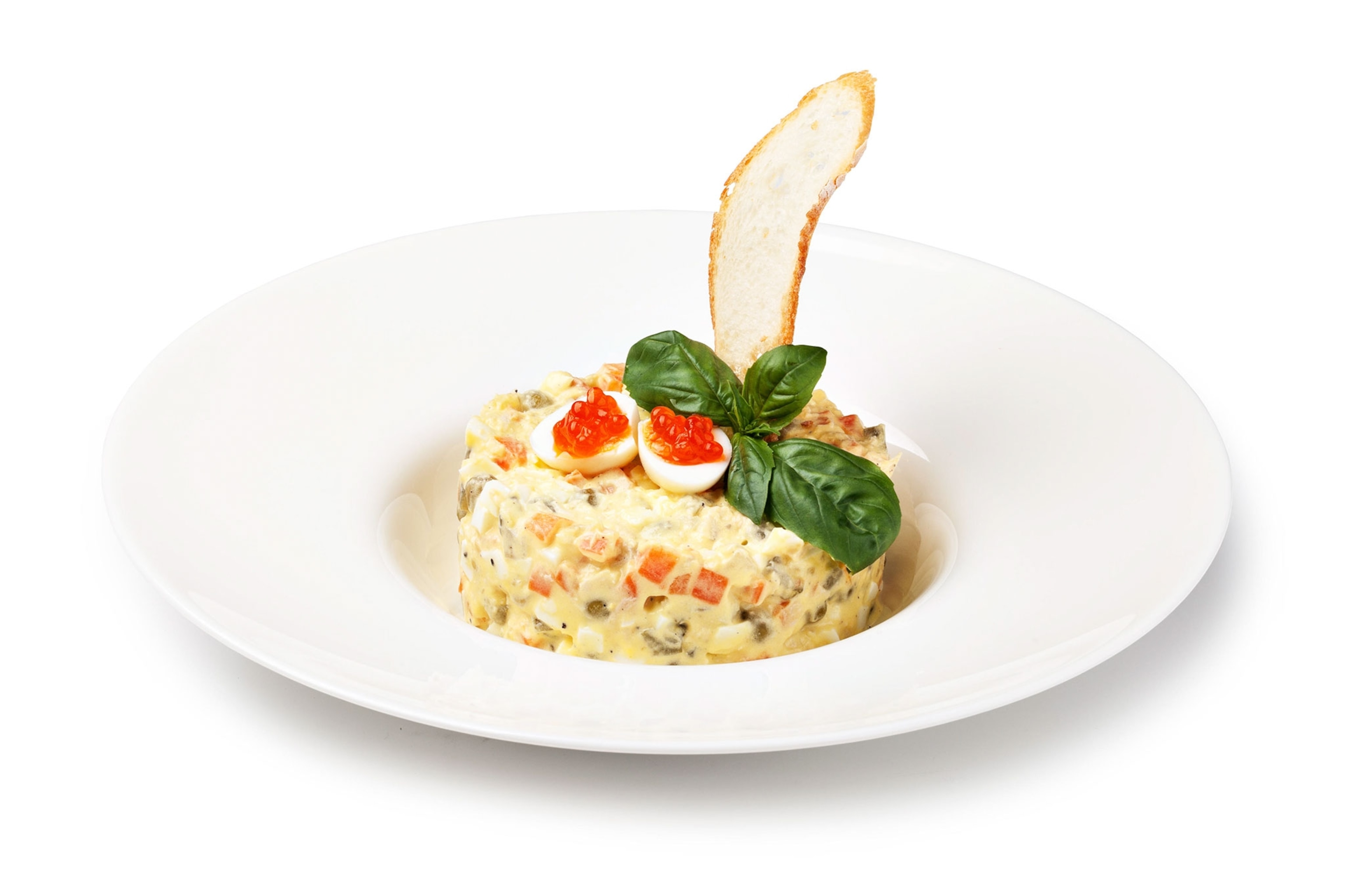 Salade Olivier, a Russian salad