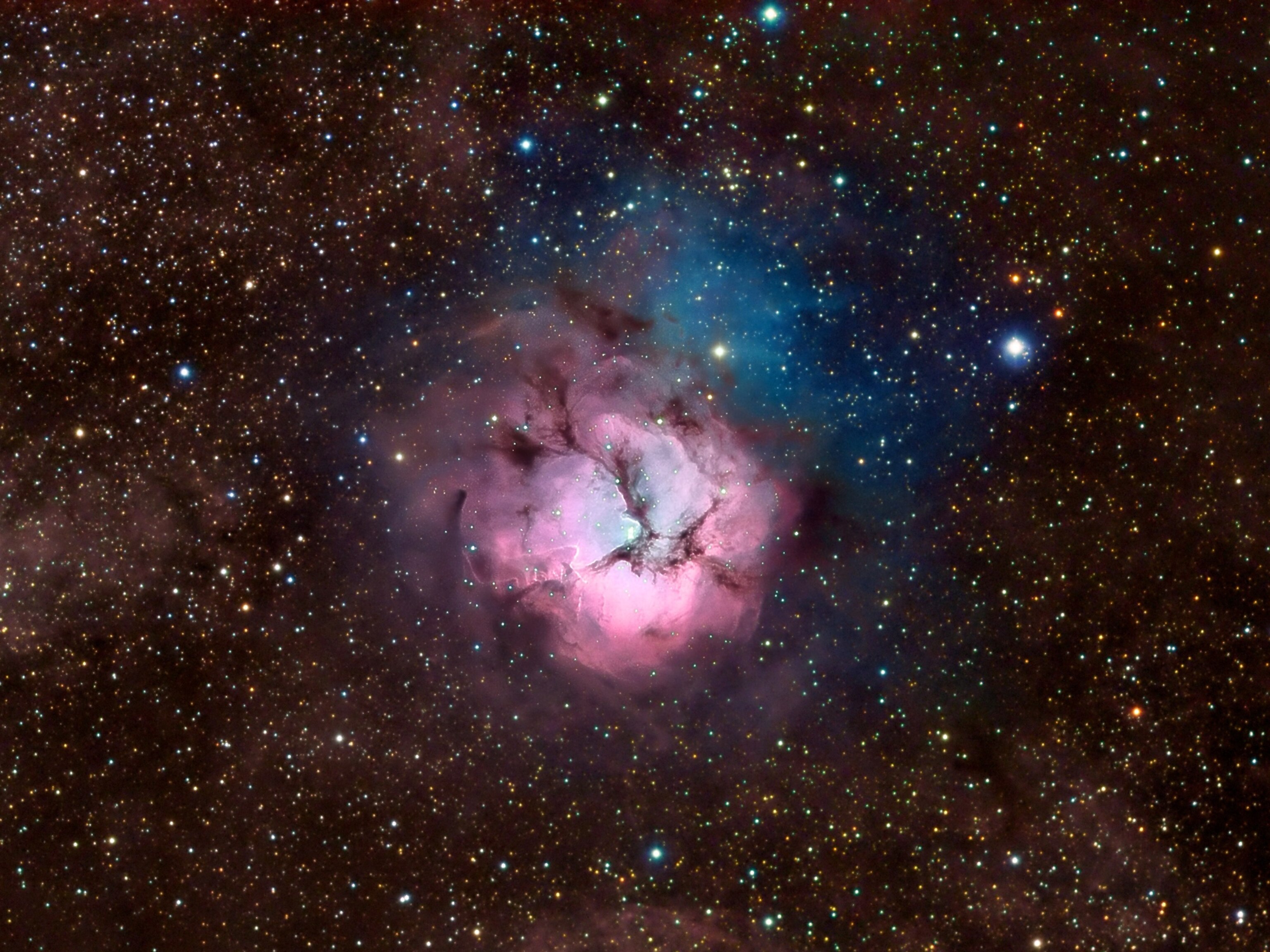 Trifid nebula image