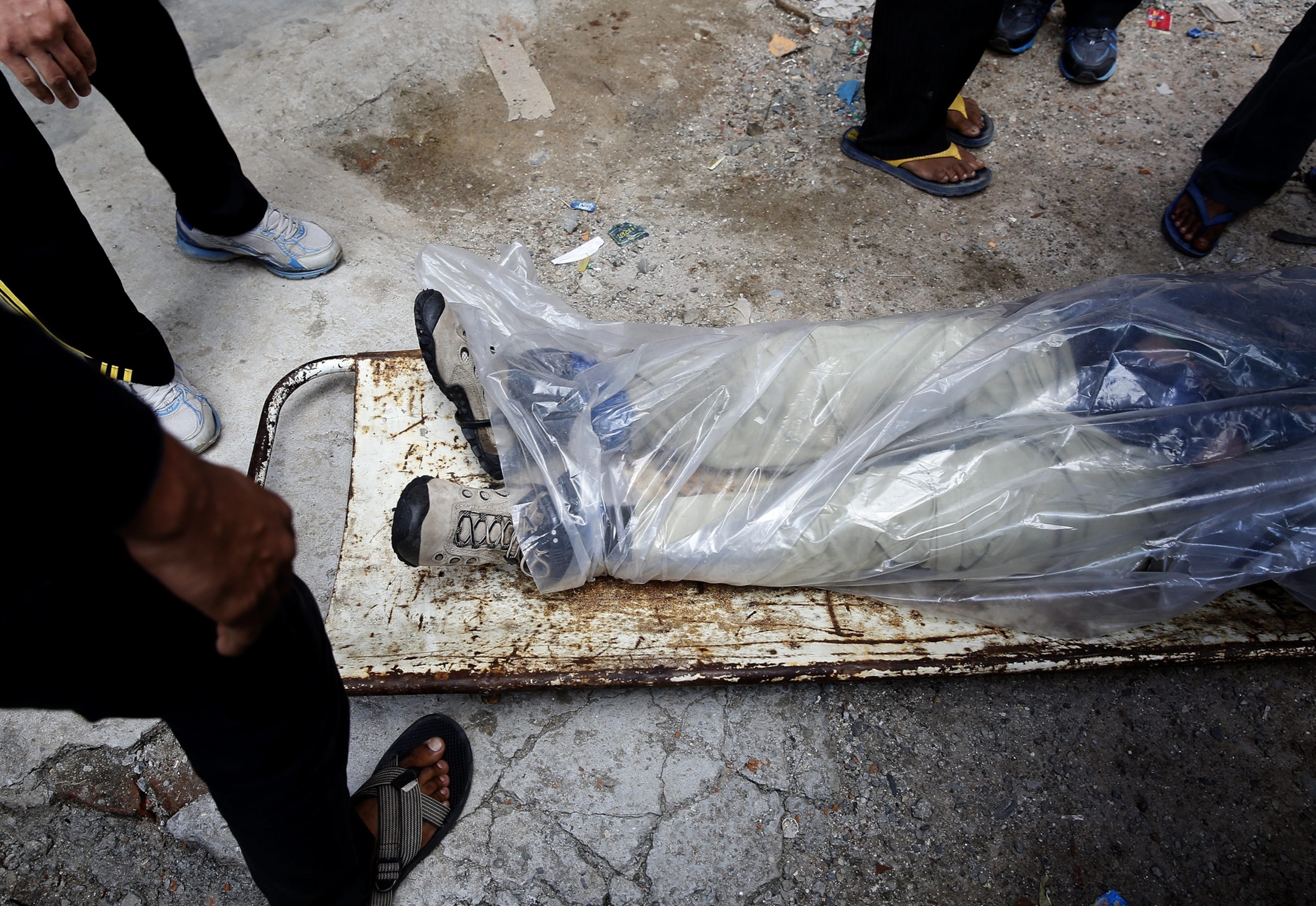 Israeli trekkers who survived the avalanche on the Annapurna Trek.