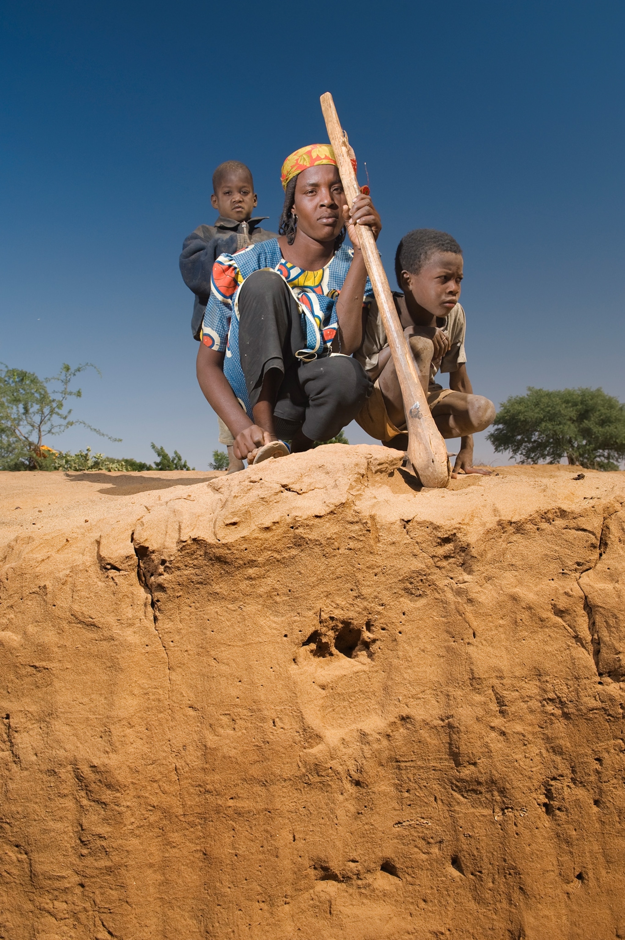 woman farming