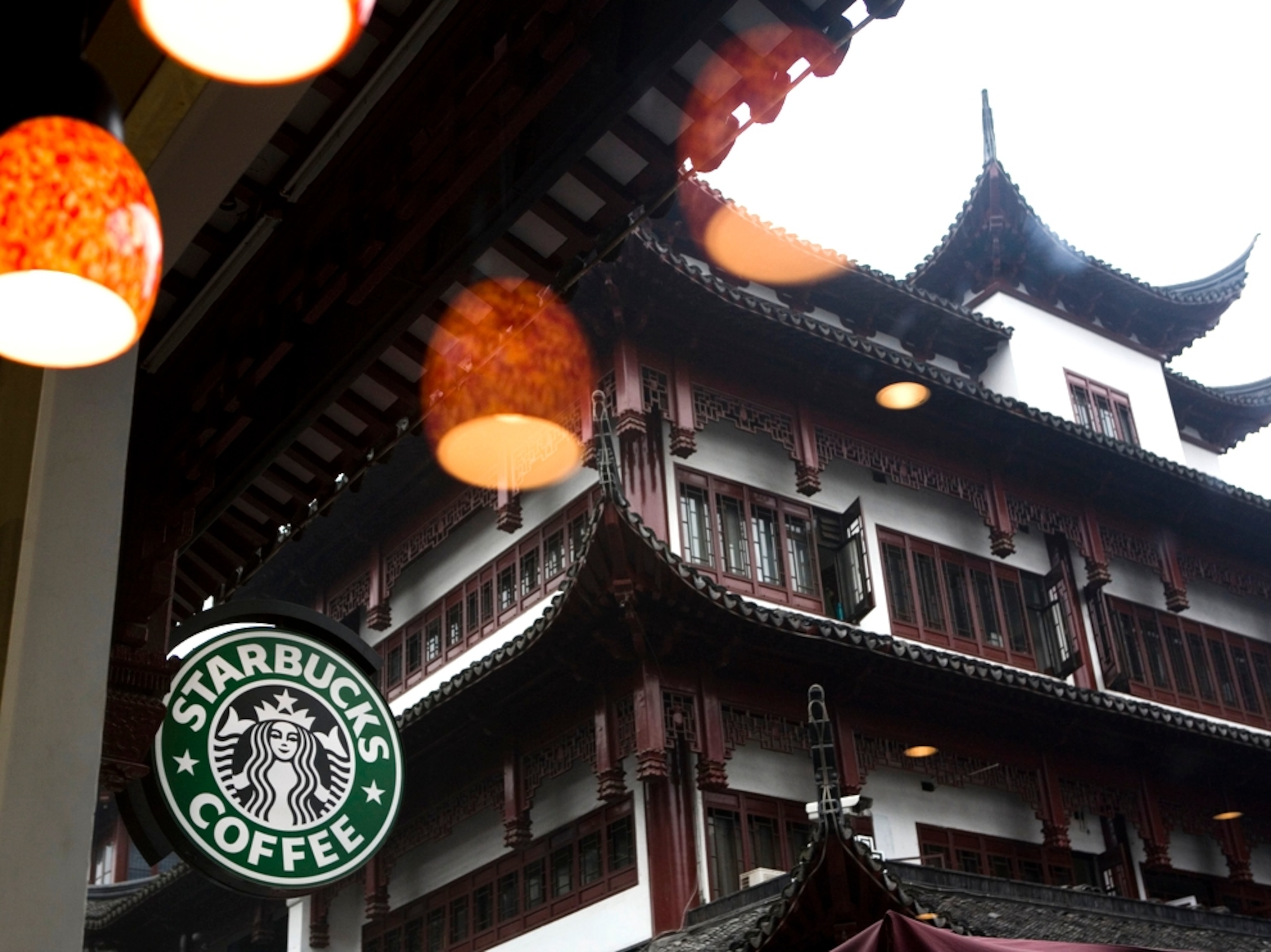 A Starbucks in Shanghai, China