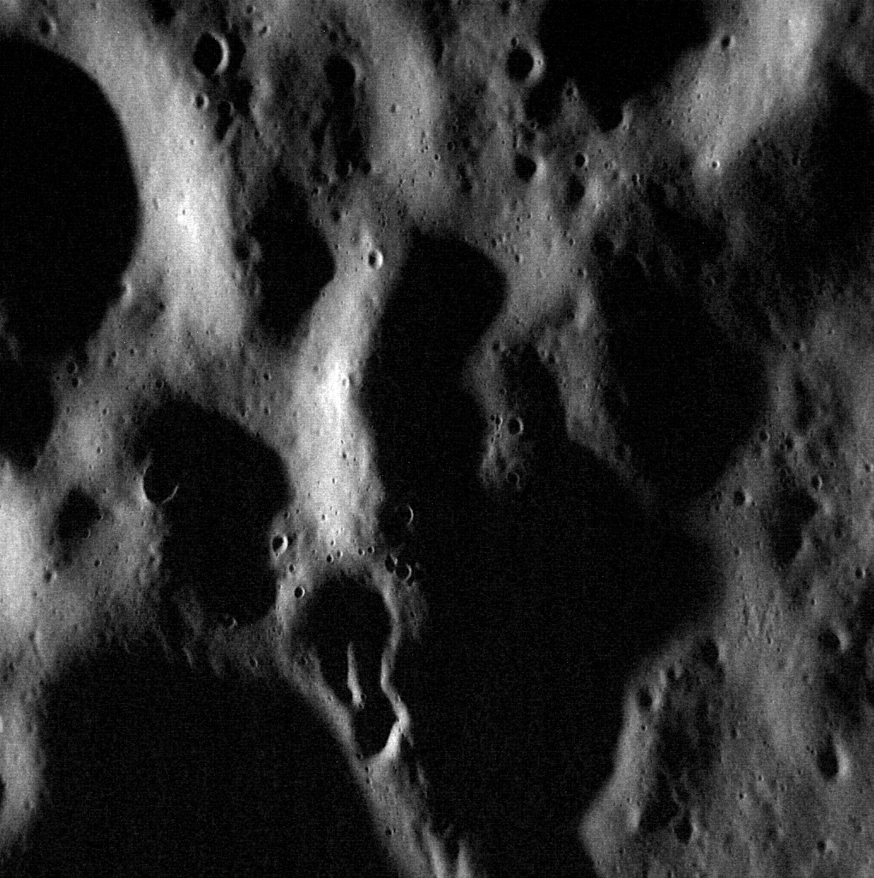 a small area on Mercury's surface