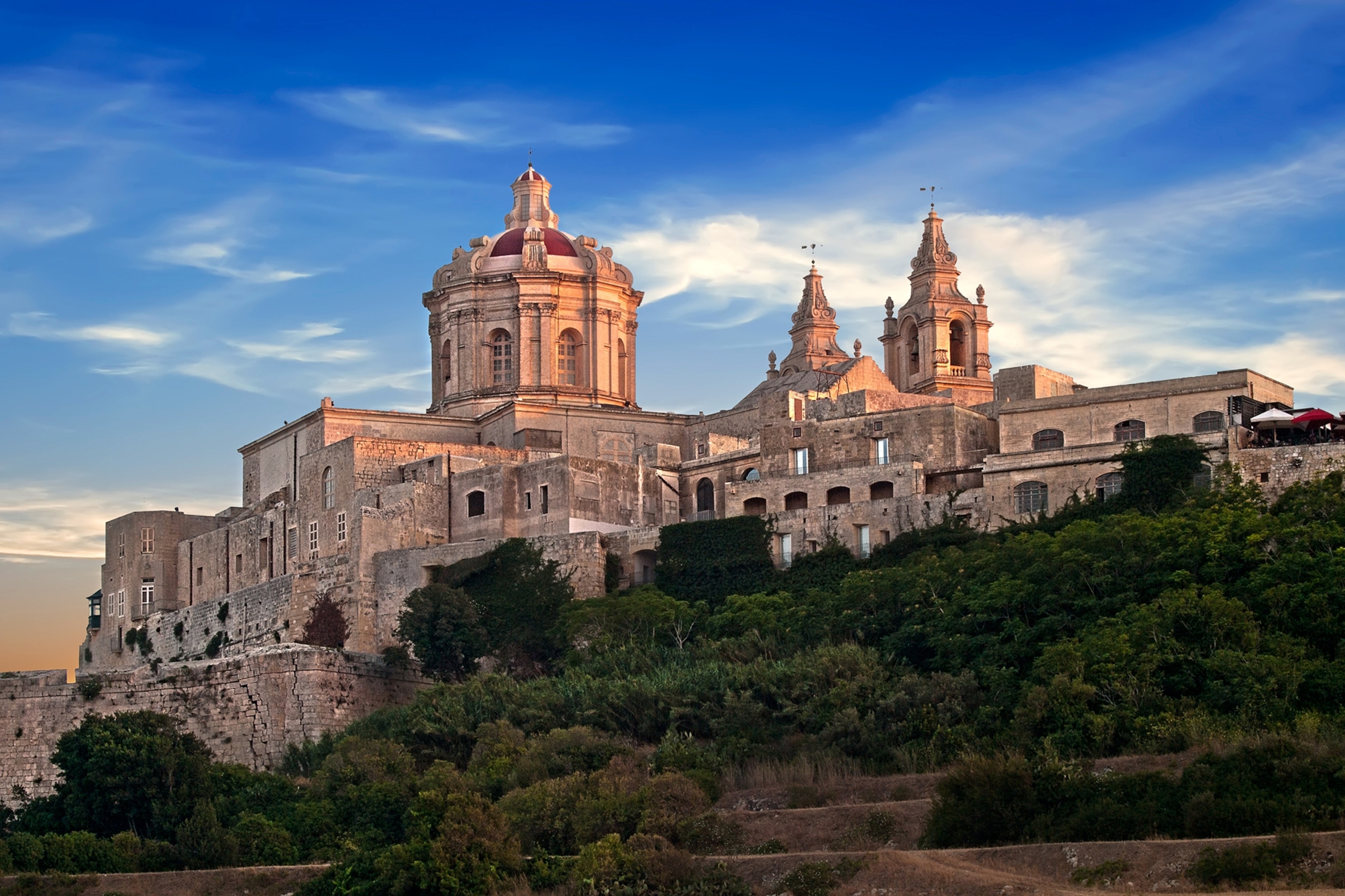 landscape view of mdina