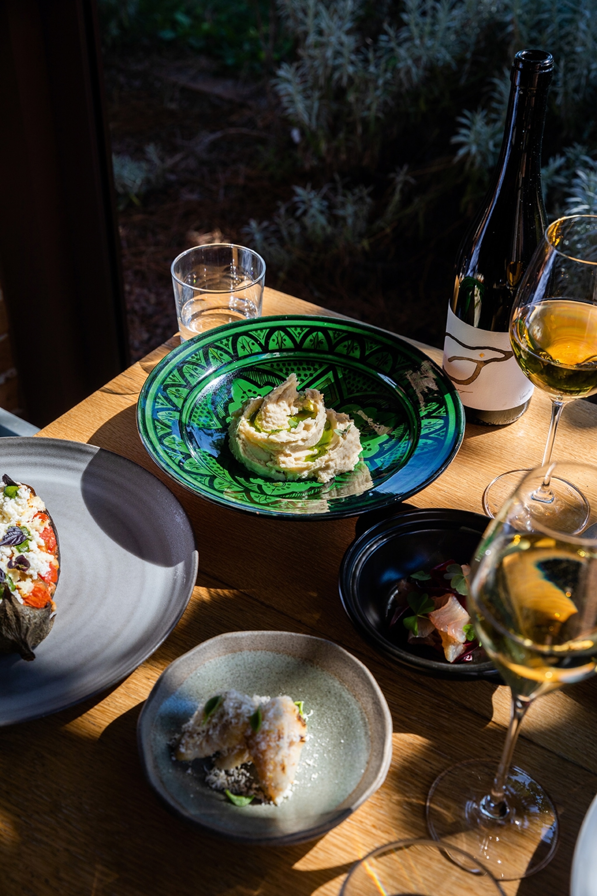 dinner spread at a restaurant in a hotel in venice