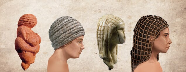 An illustration of Venus' faces is juxtaposed with the statues they correspond to.