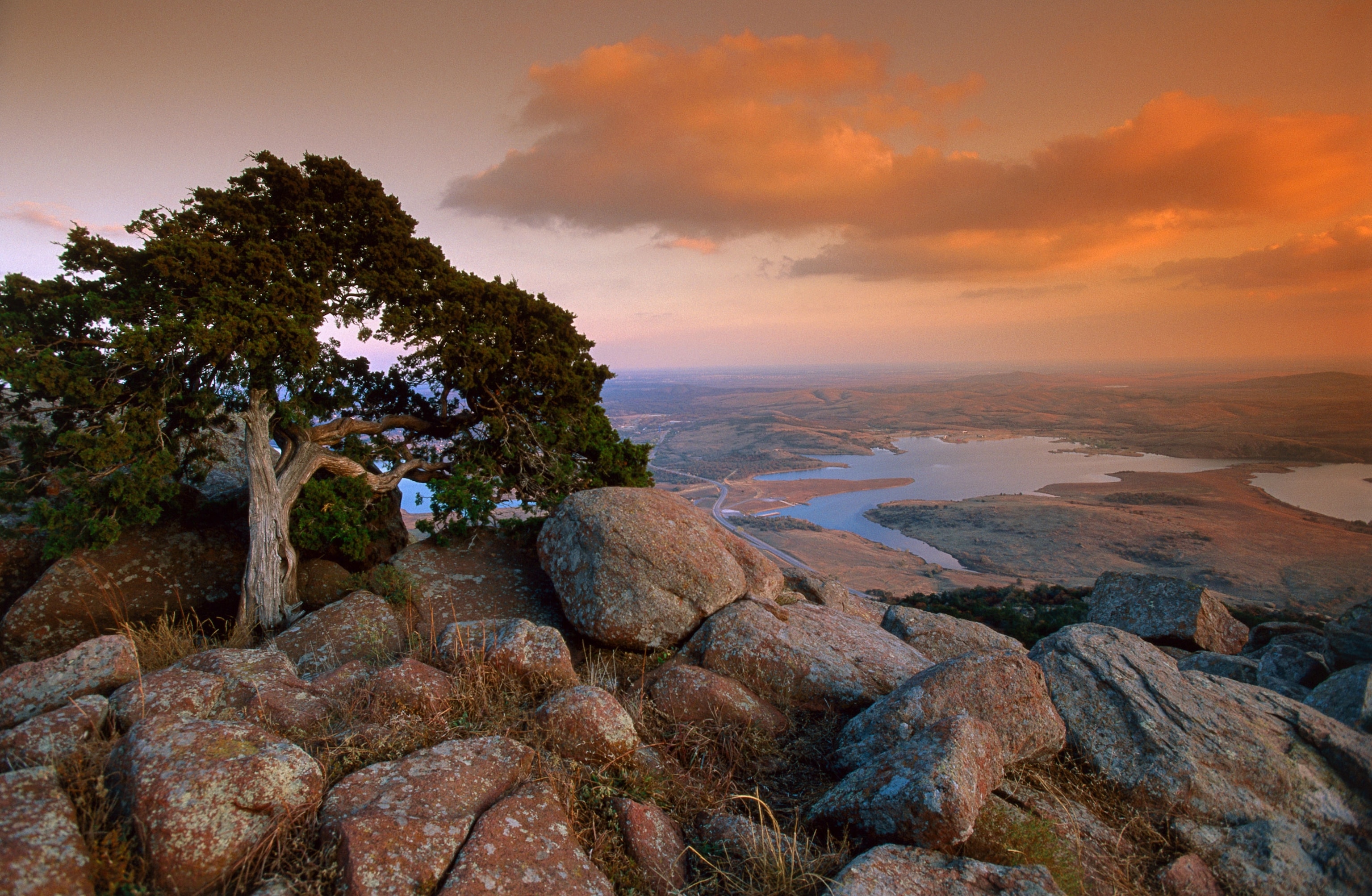 Wichita Mountains Wildlife Refuge in Oklahoma
