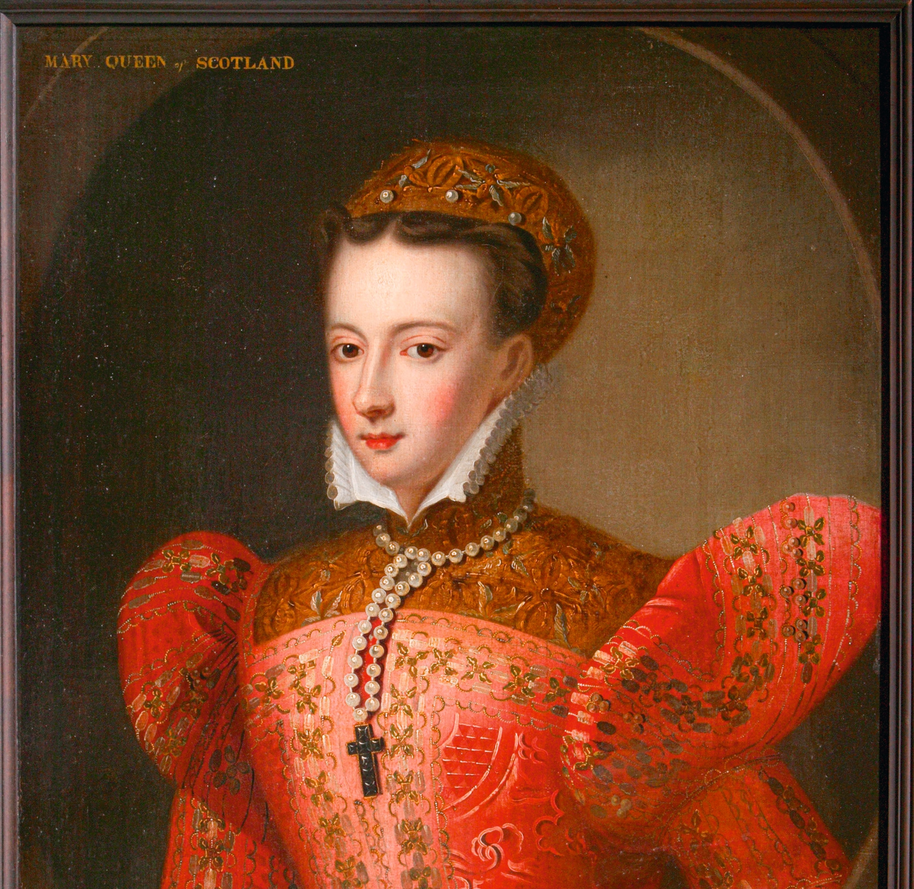 A portrait of Mary Stuart by an unknown 19th-century French artist.