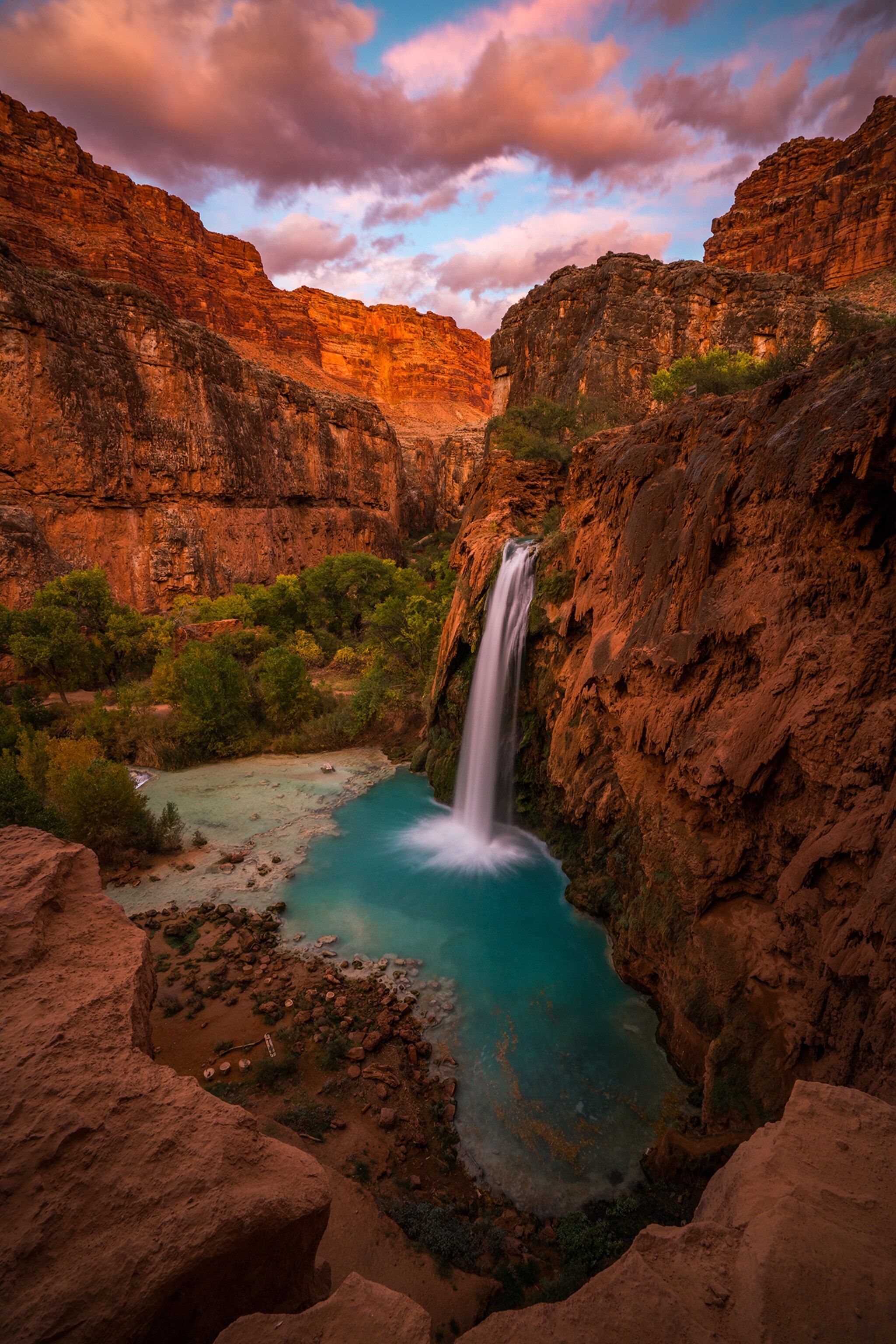 Havasu Falls in the Grand Canyon, Arizona