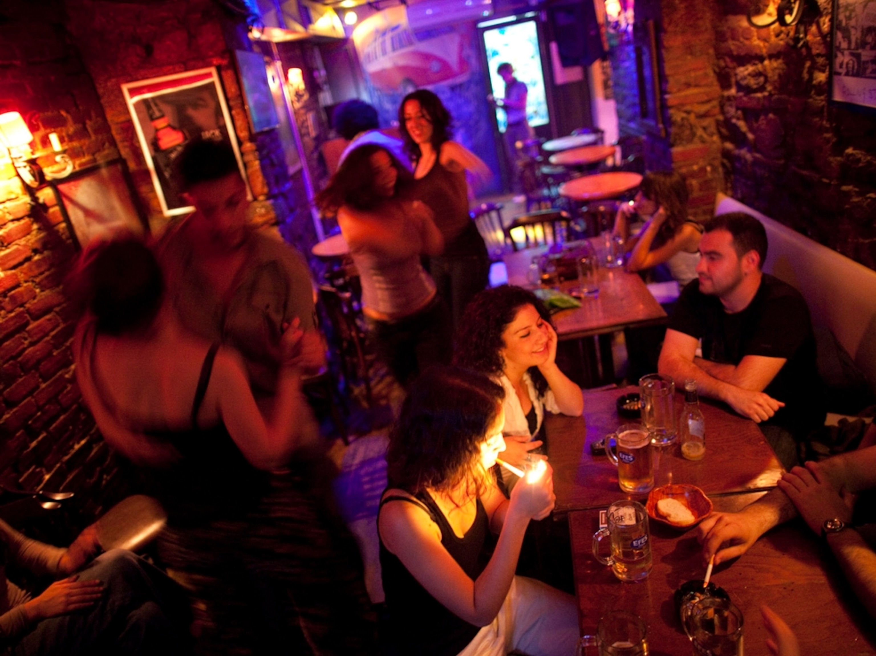 Vosvos Cafe Bar in the Beyoglu district of Istanbul.