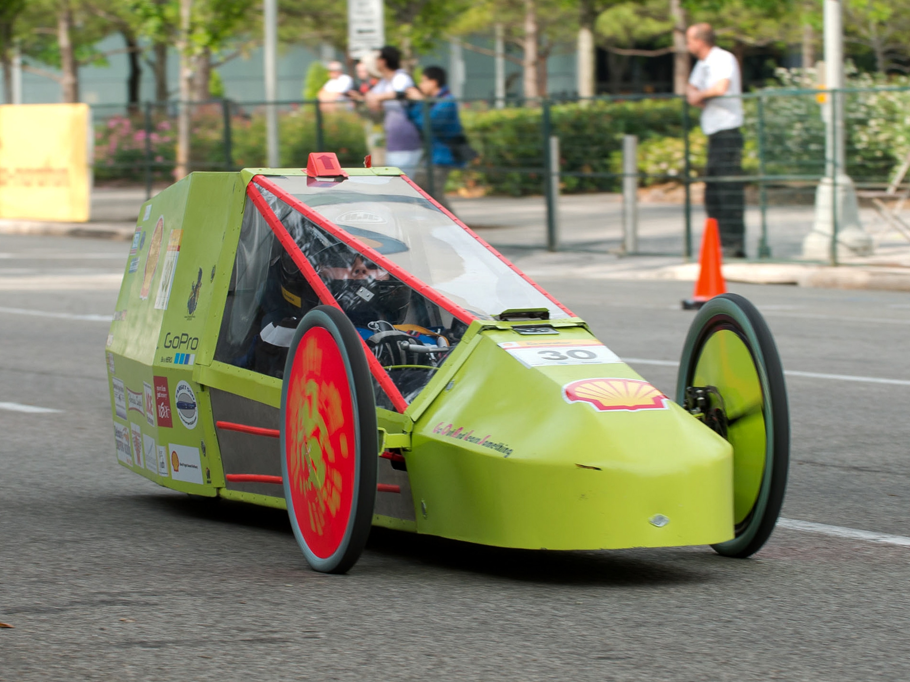 Picture - Granite Falls High School’s diesel-powered prototype vehicle in Shell Eco-marathon Americas