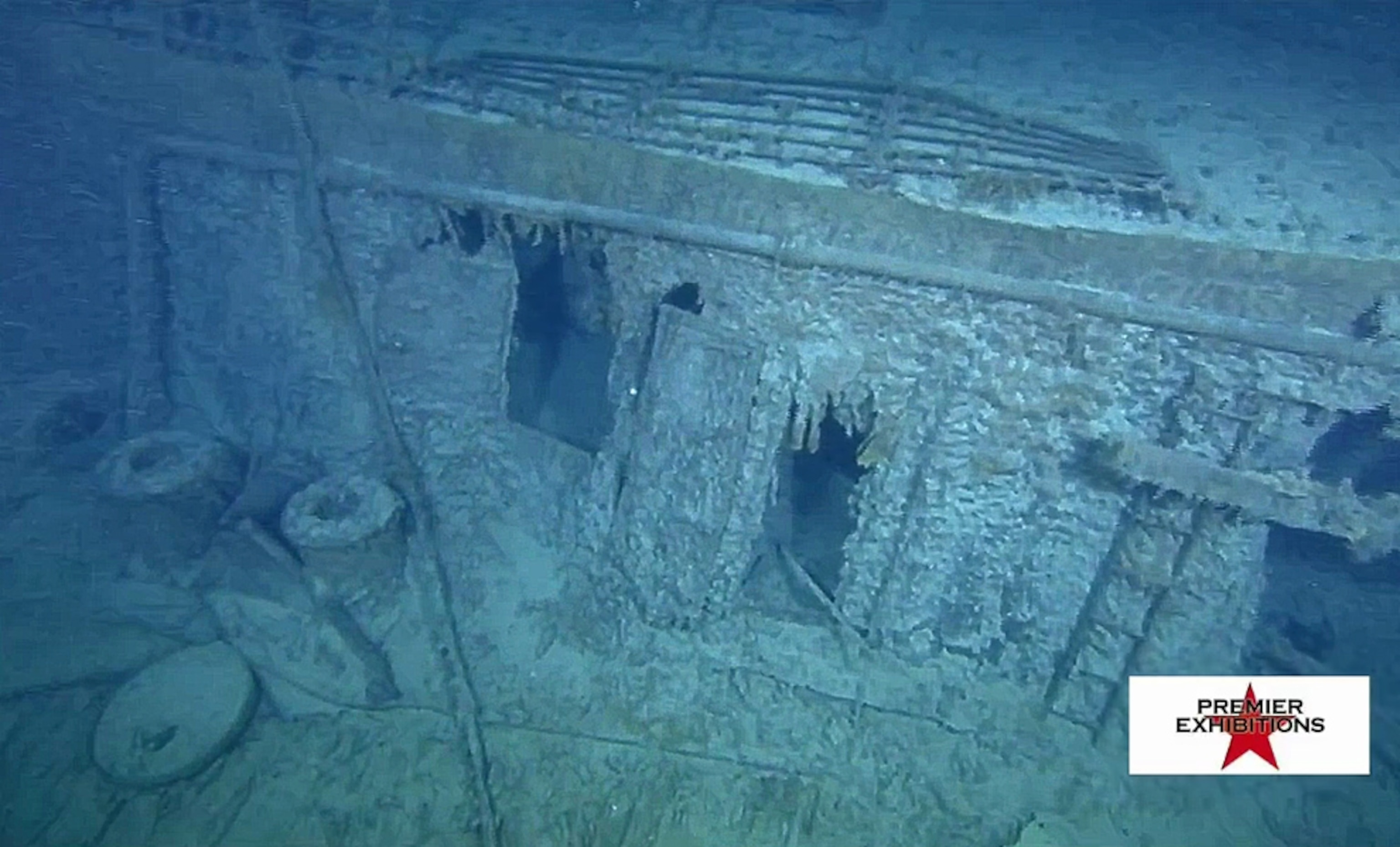 New picture of Titanic's forward well deck released around the 25th anniversary of the shipwreck's rediscovery.