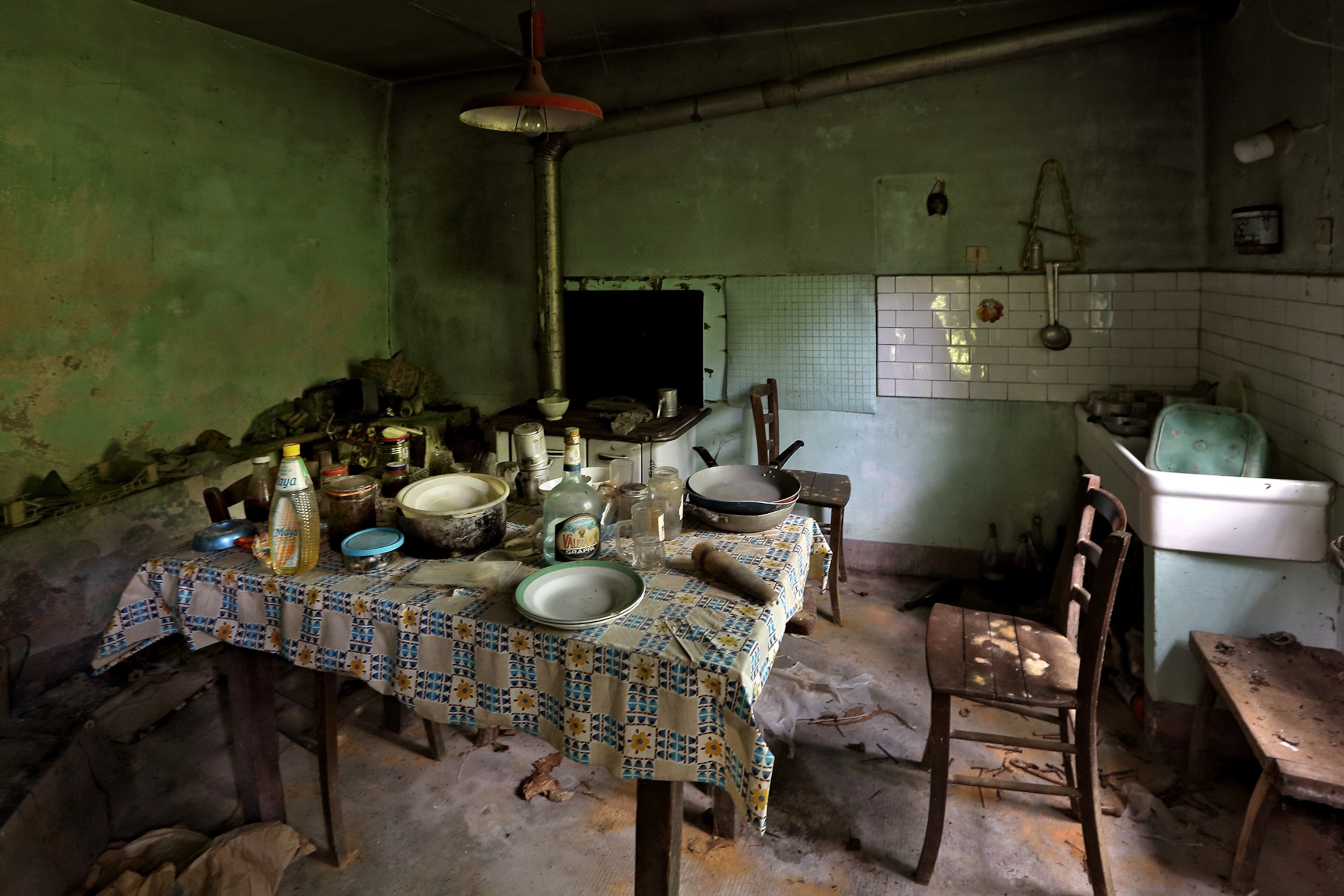 an abandoned village in Italy