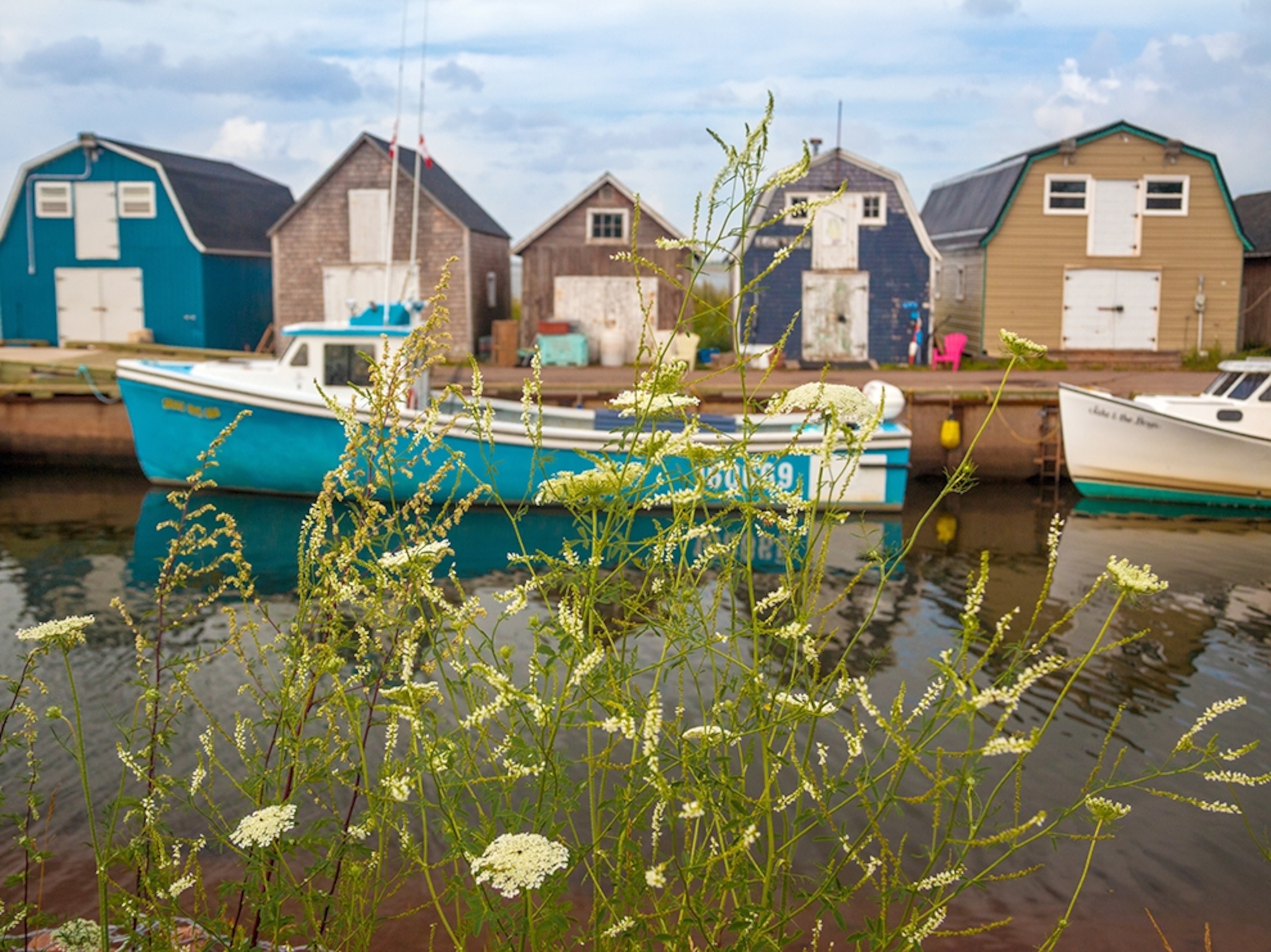 fishing boats on Prince Edward Island, Canada