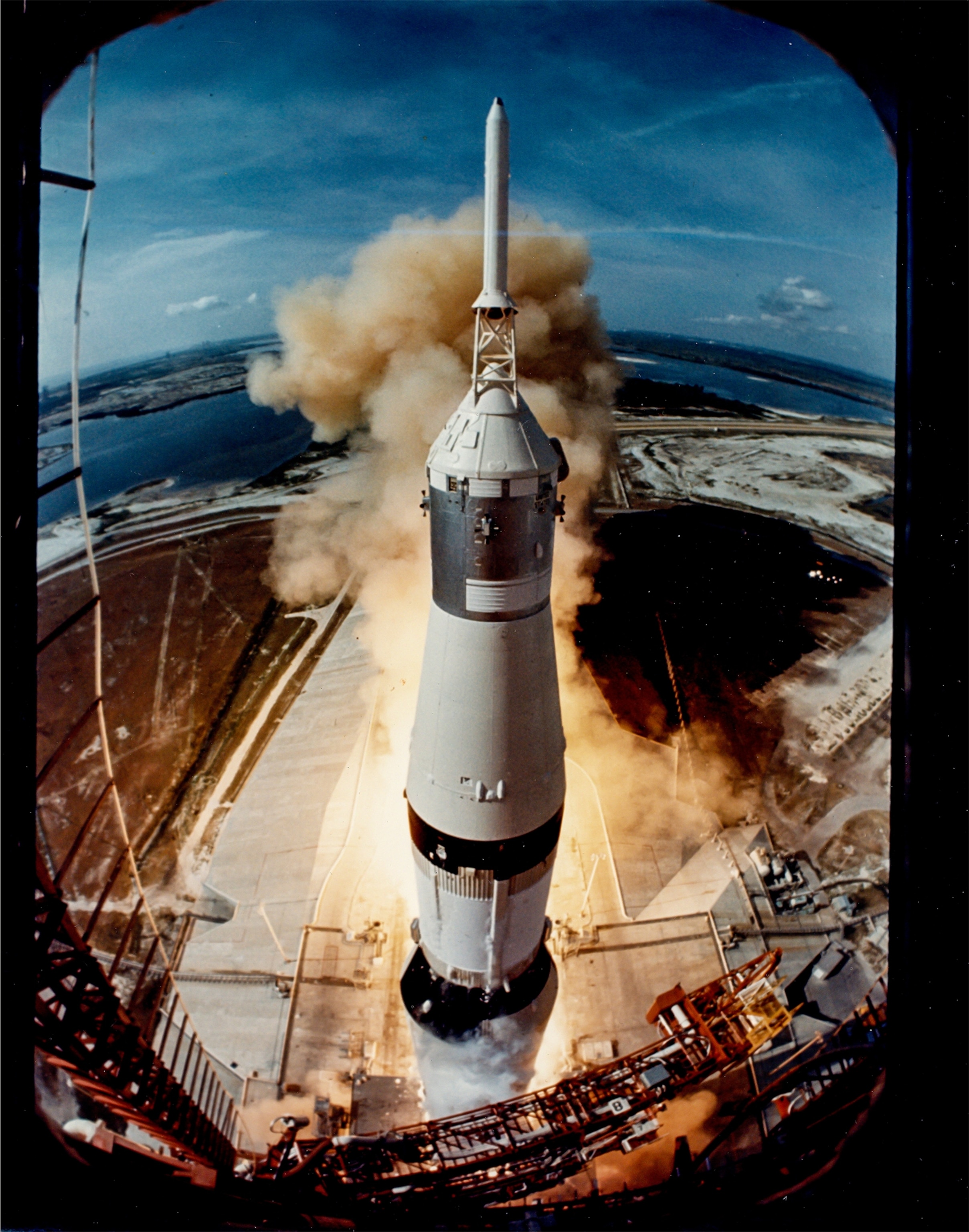 Apollo 11 lifting off