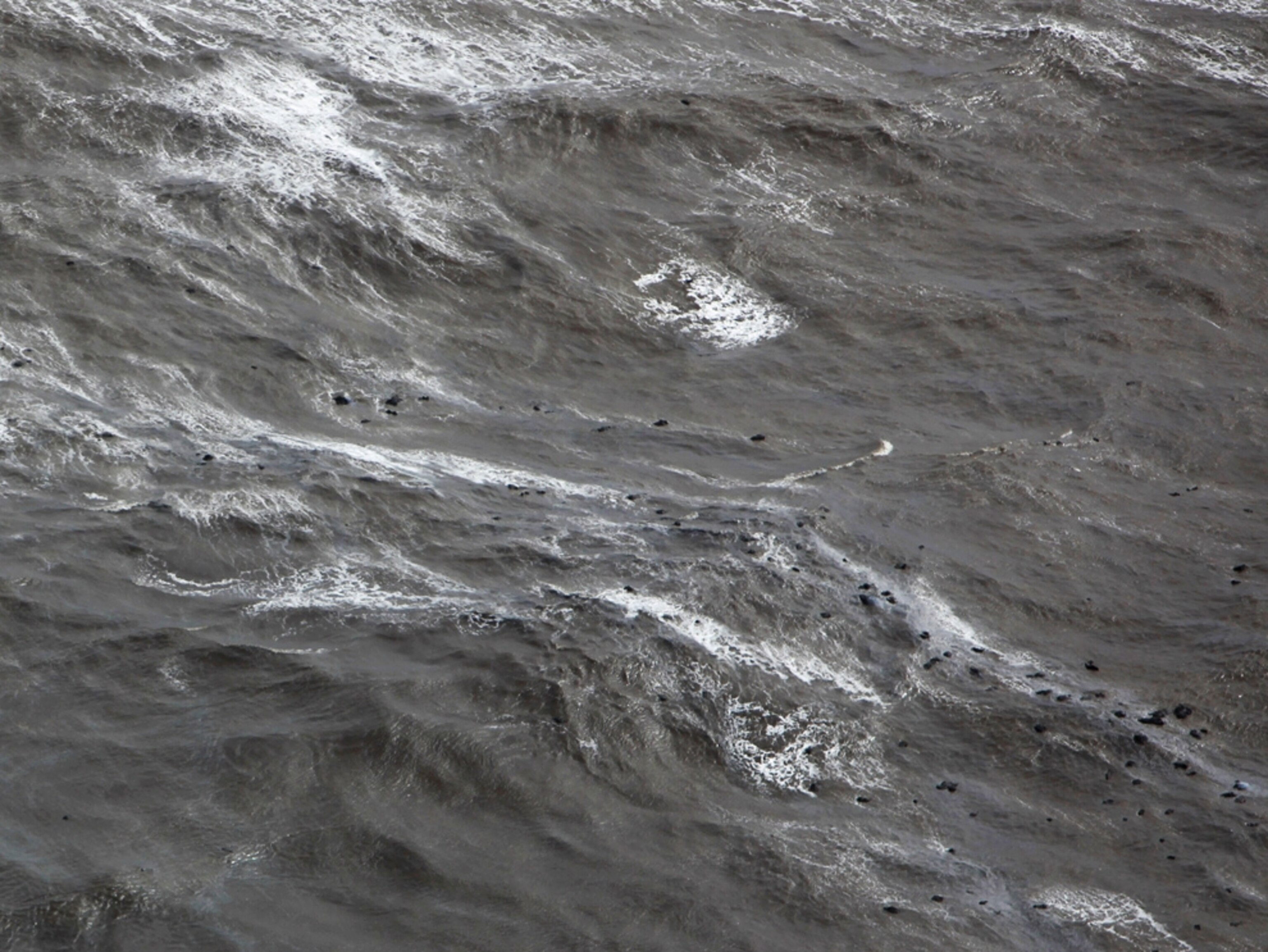 Volcano picture: lava on the ocean surface near the Canary Islands, site of underwater eruption