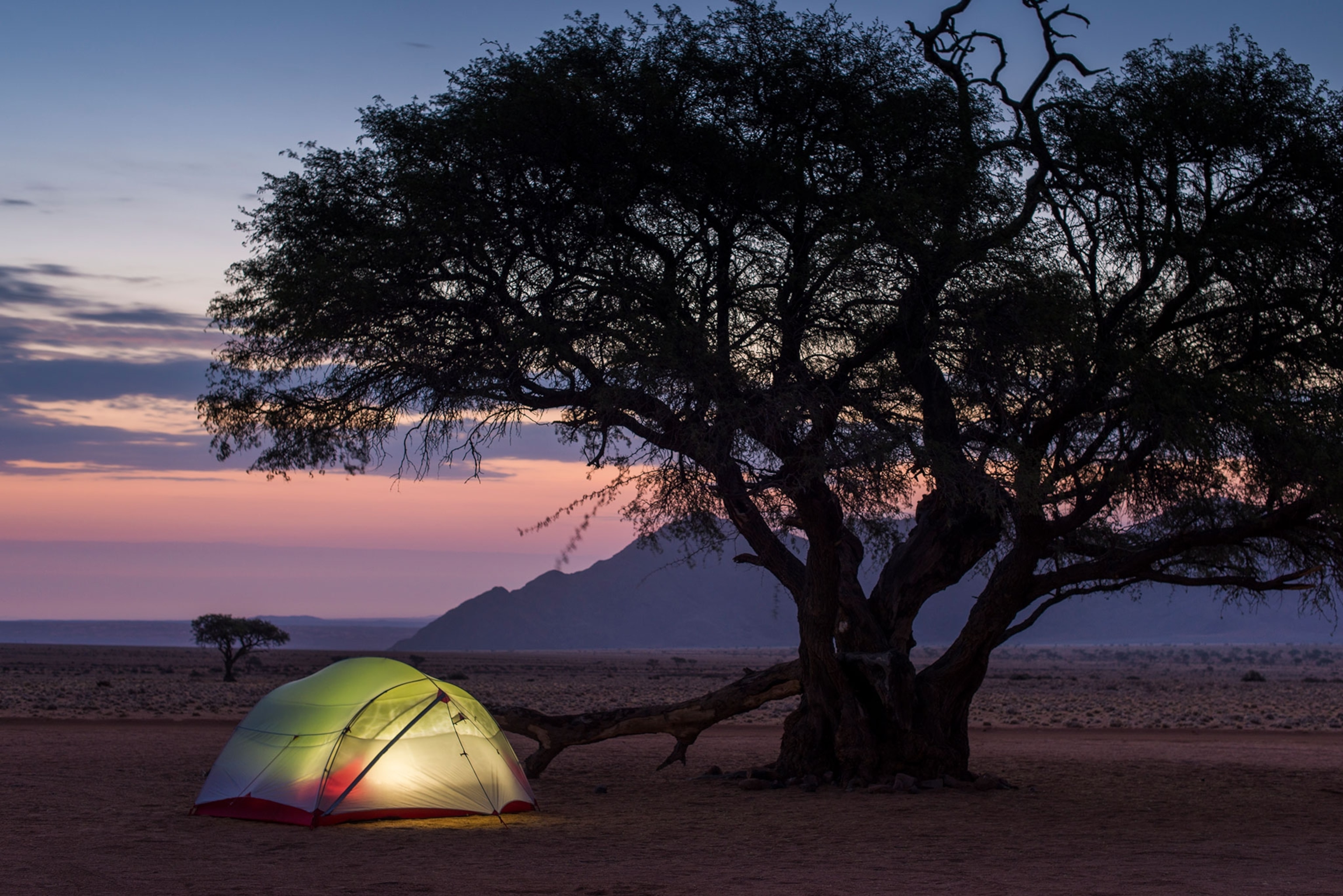 campers in Namibia