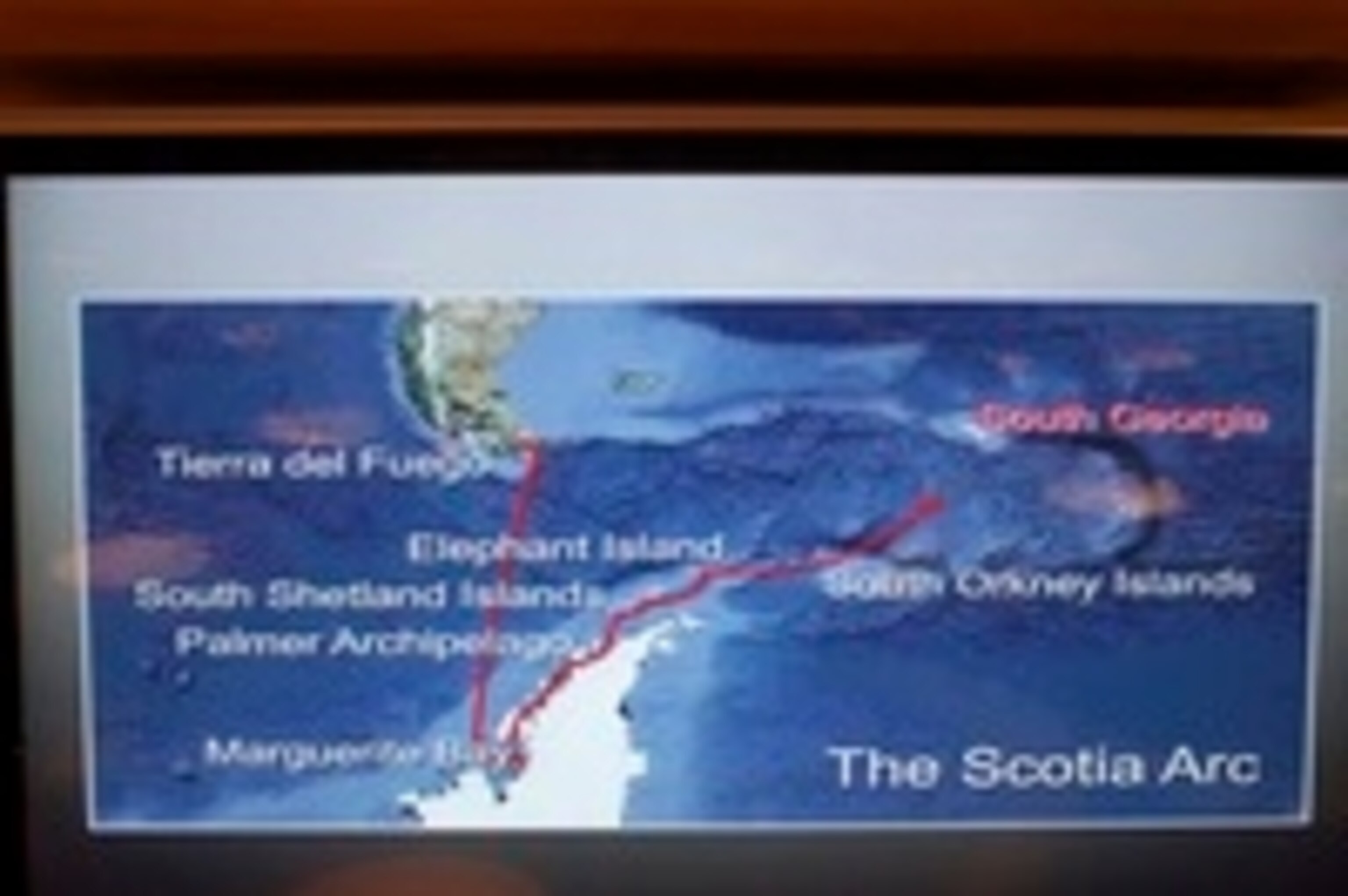 Route to Antarctica Map