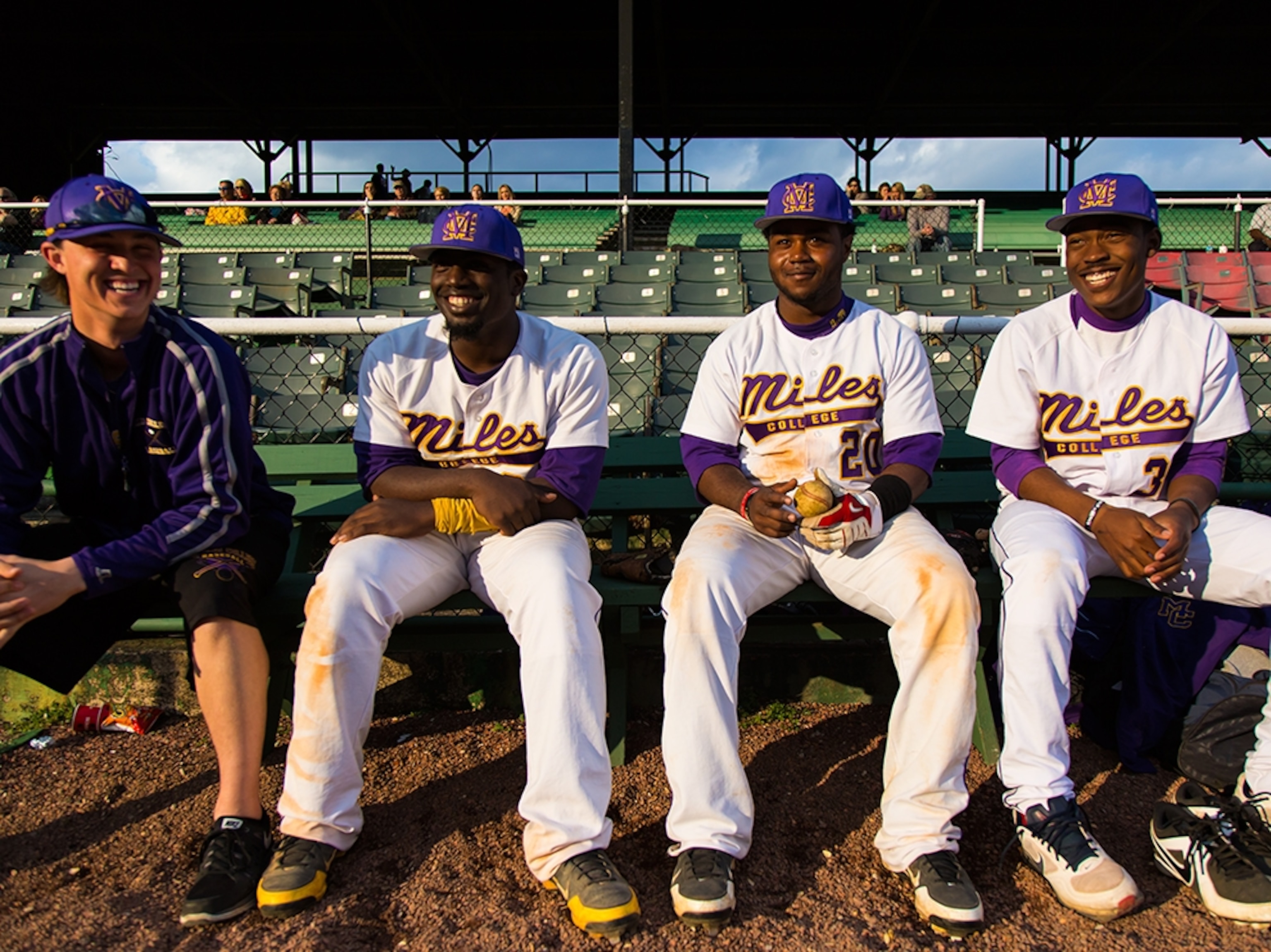 the Miles College baseball team