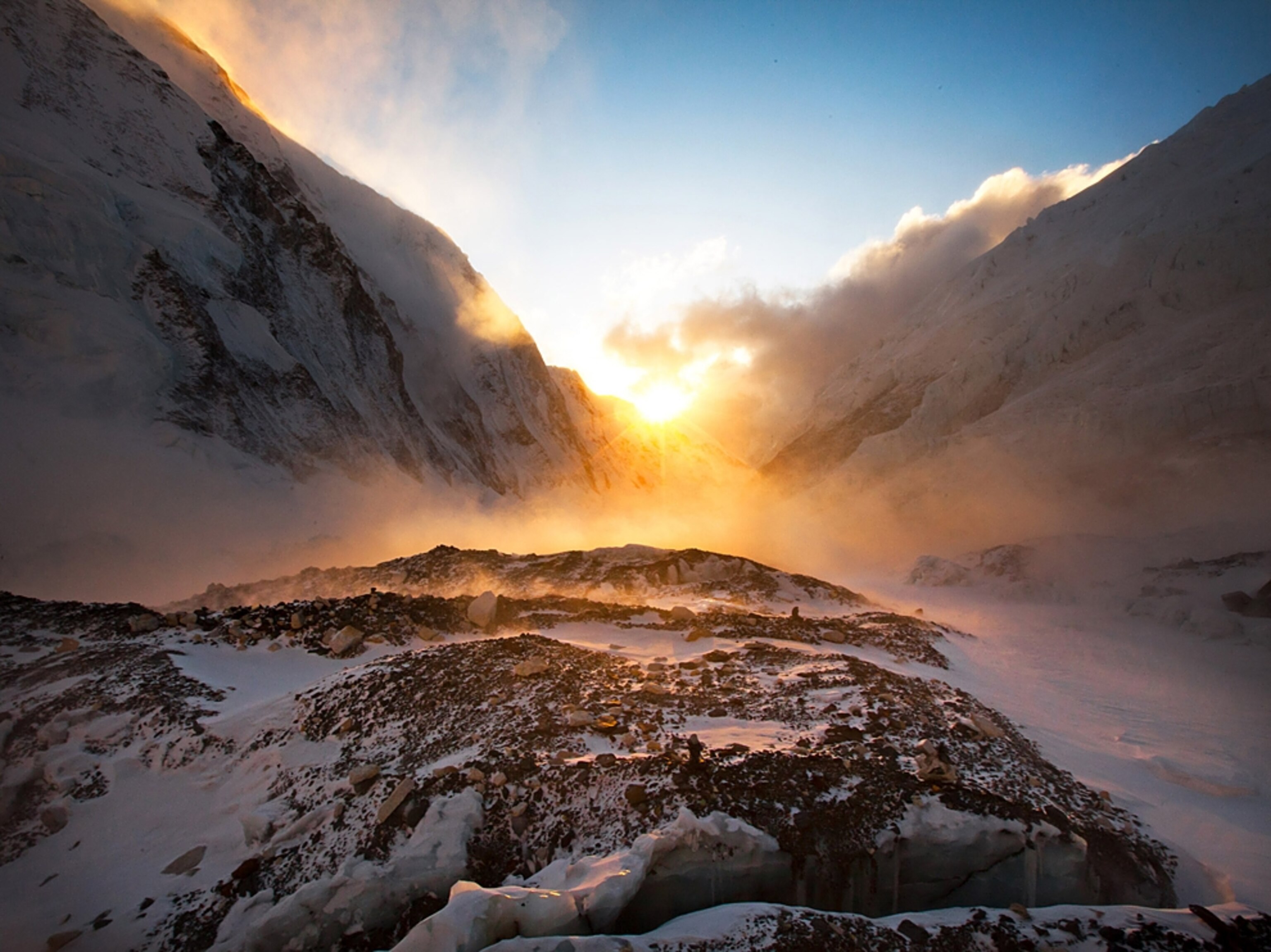 A climber on Everest.