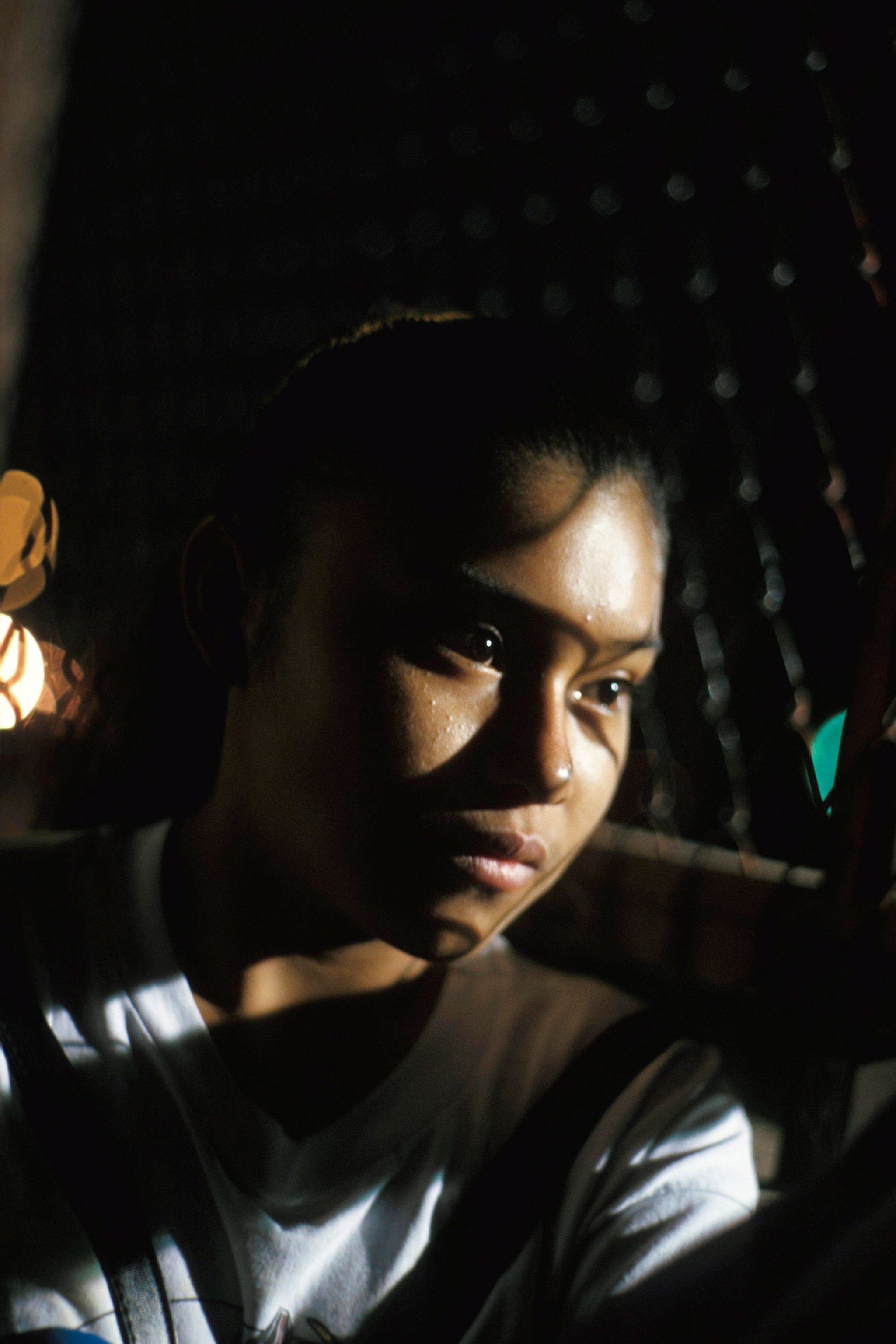 a young factory worker in Mexico