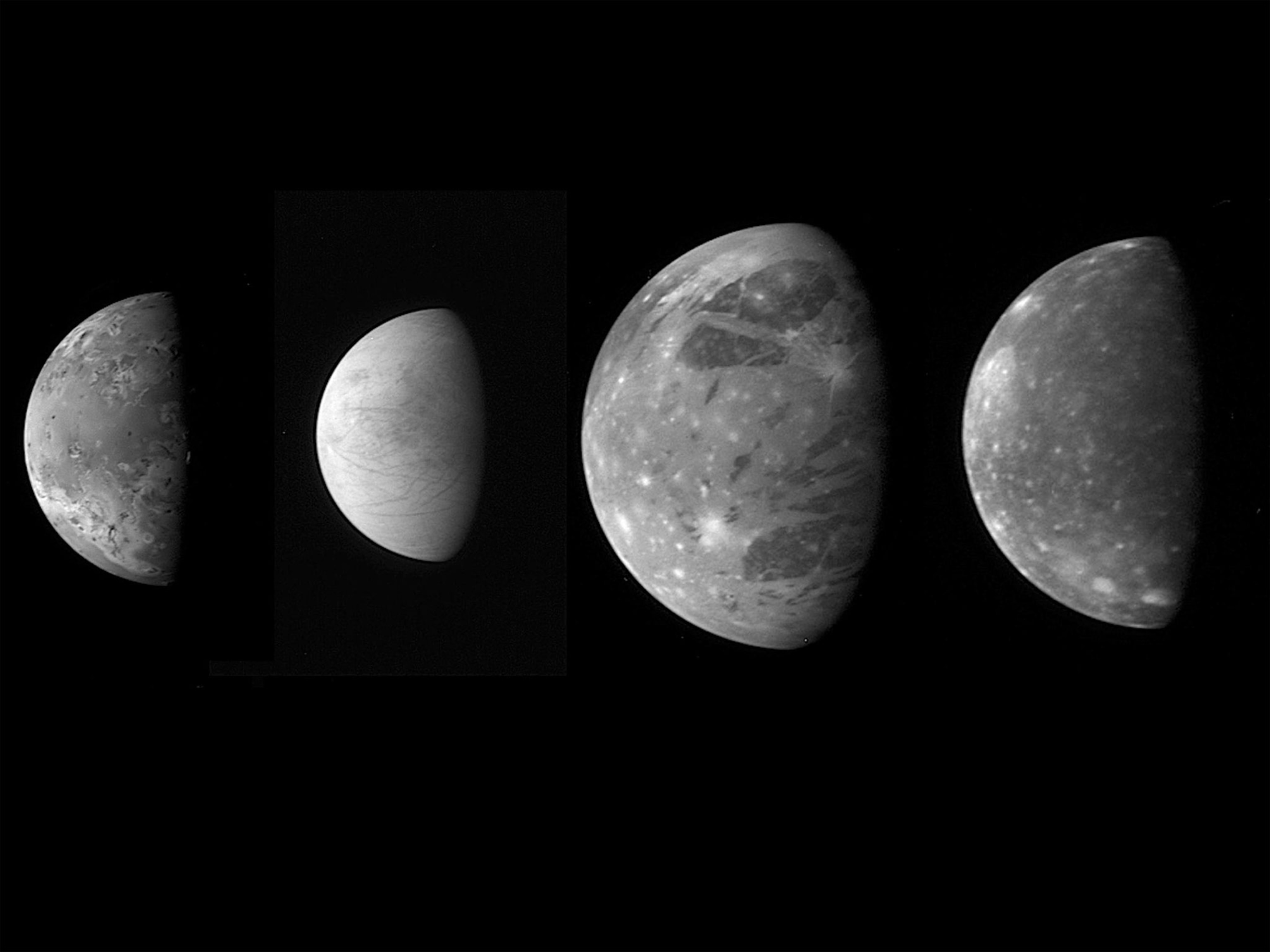 Jupiter's four moons