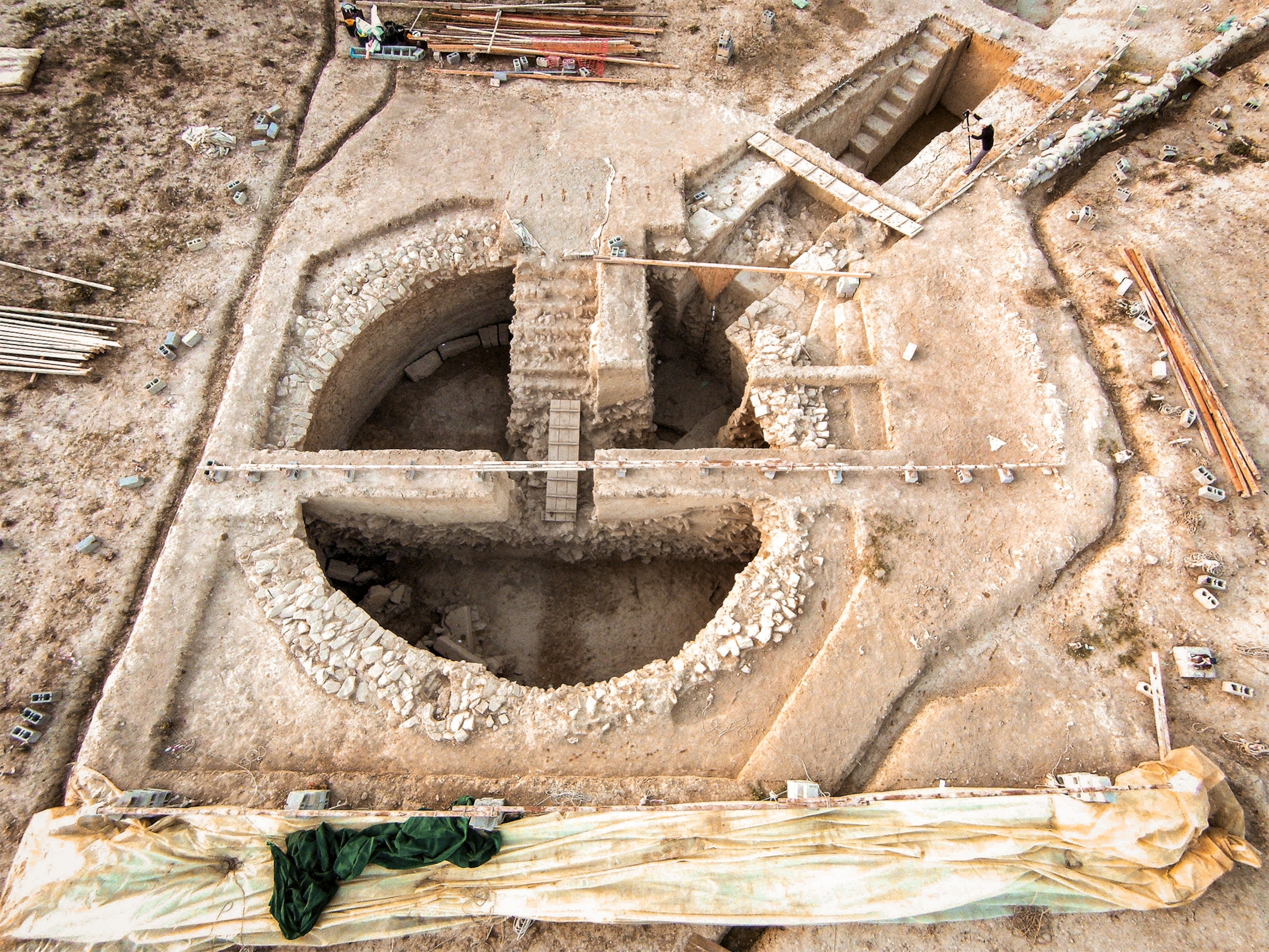 Tholos VI, discovered in 2018, probably once held early Mycenaean rulers.