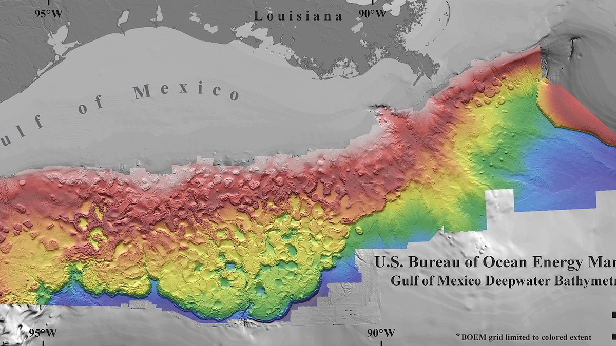 New Seafloor Map Reveals How Strange the Gulf of Mexico Is